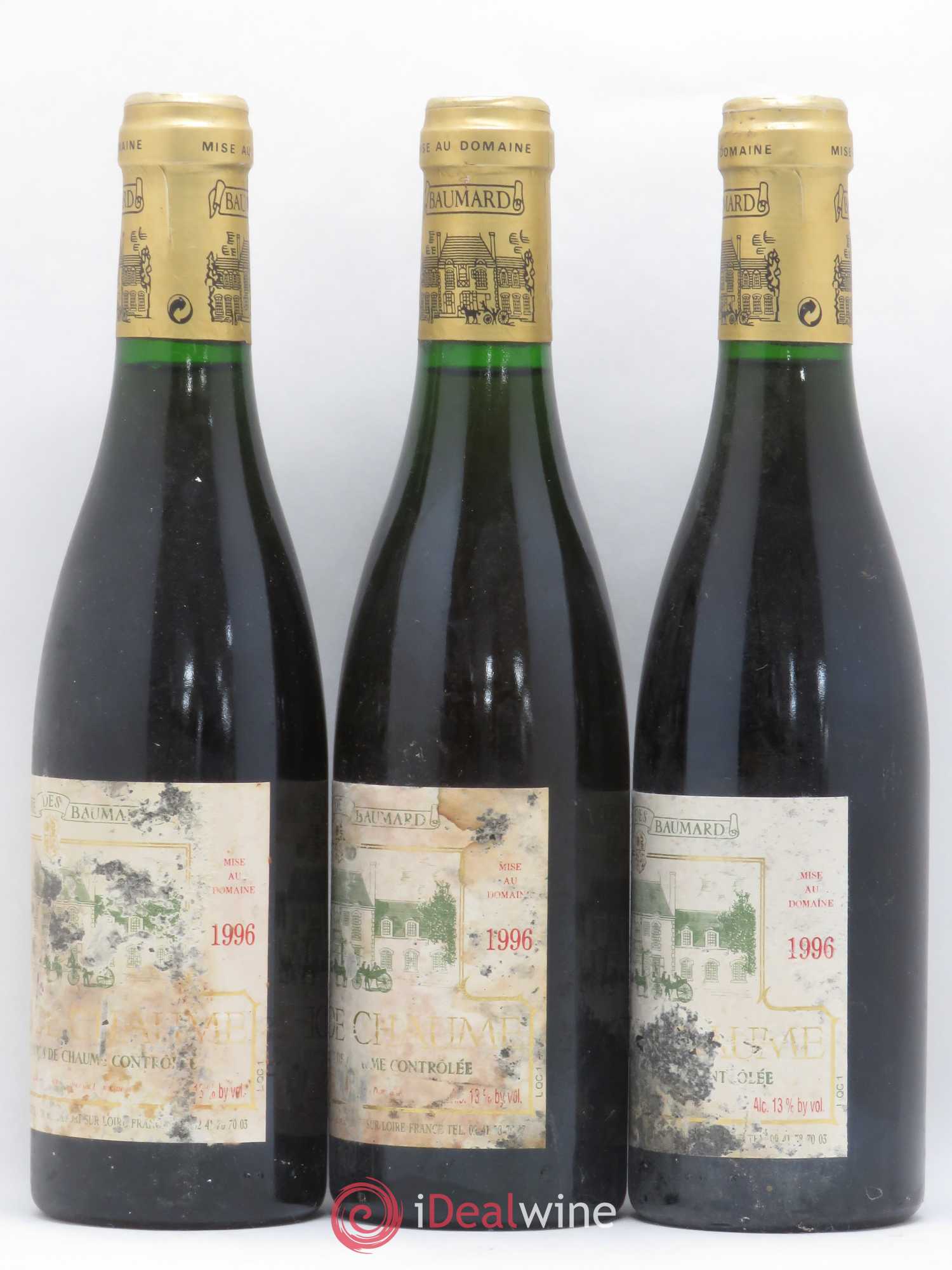 Quarts de Chaume Baumard (Domaine des) 1996 - Posten von 3 Demi-Flaschen - 1