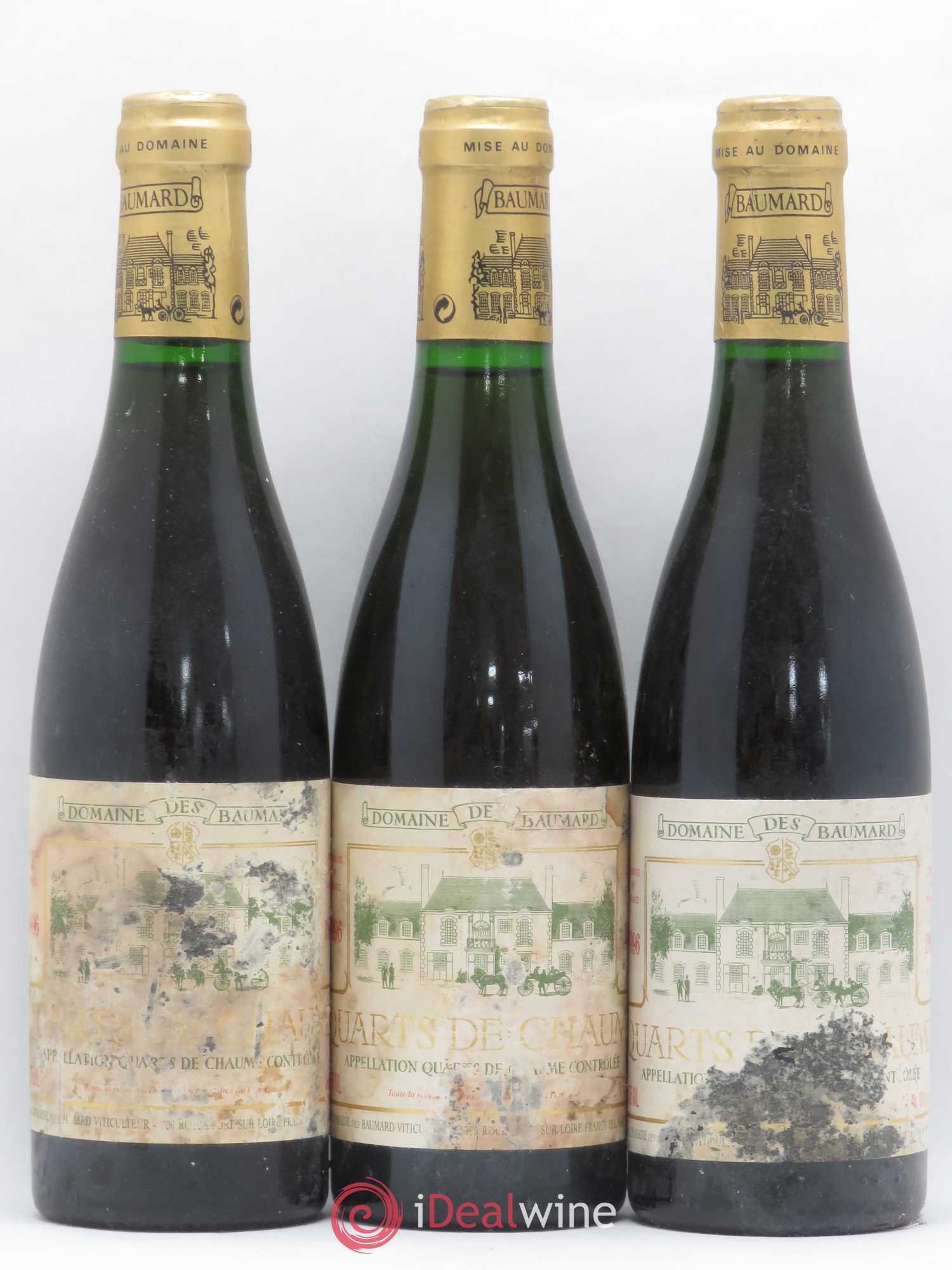 Quarts de Chaume Baumard (Domaine des) 1996 - Posten von 3 Demi-Flaschen - 0