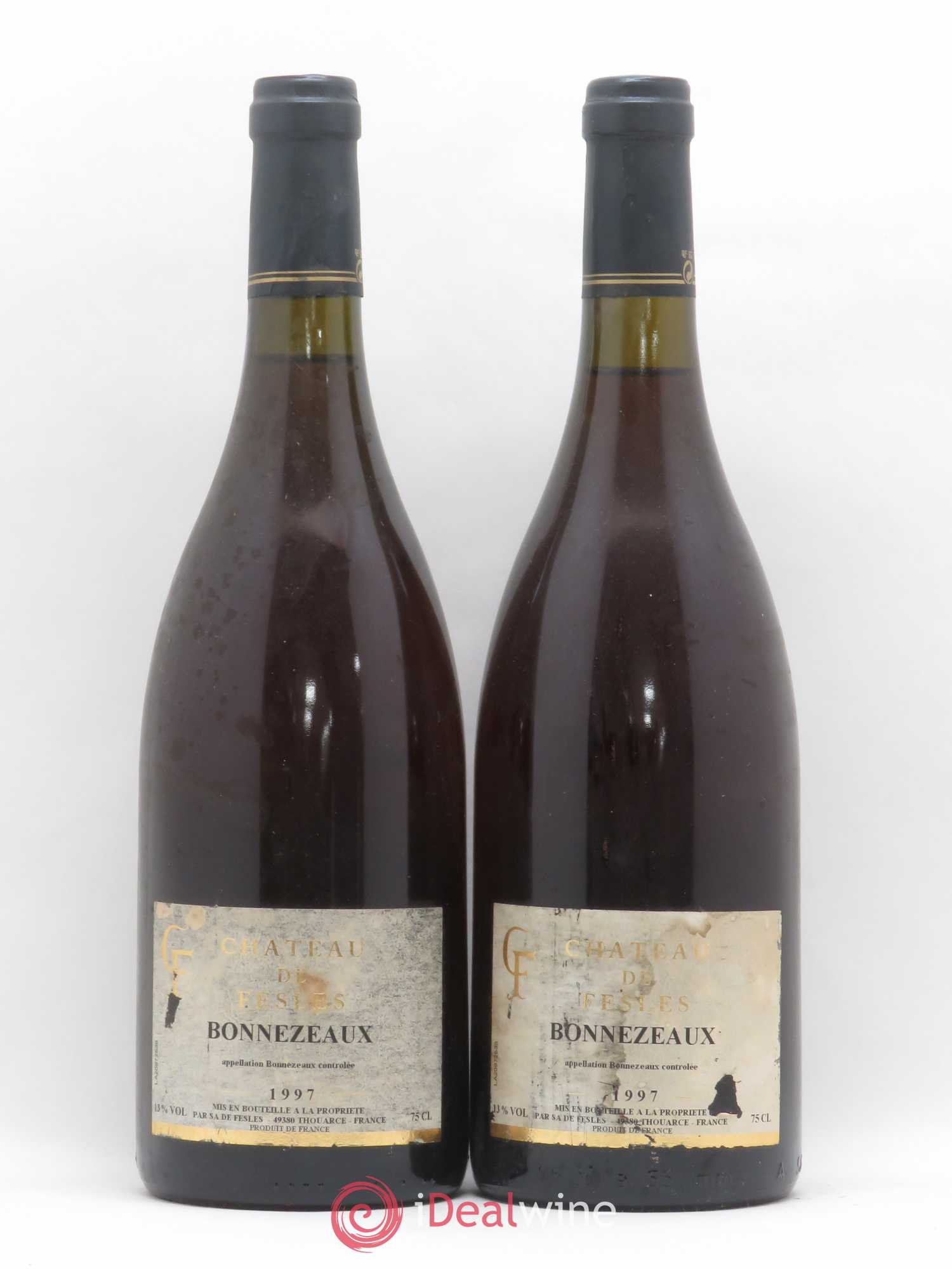 Bonnezeaux Château de Fesles 1997 - Lotto di 2 bottiglie - 0