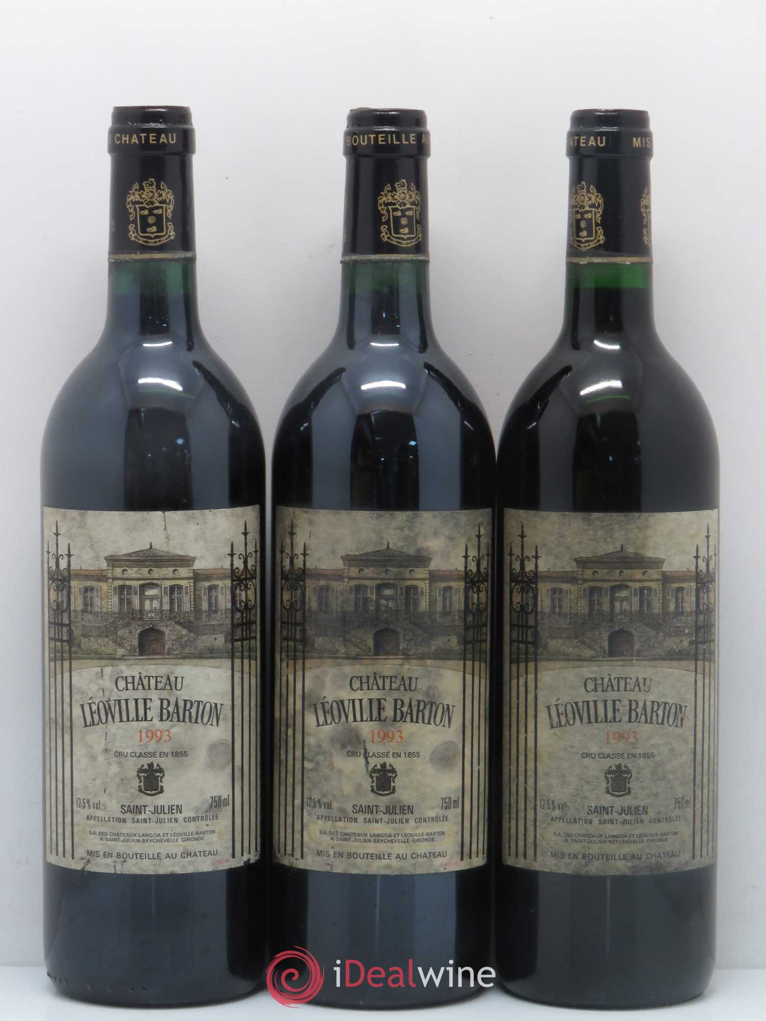 Château Léoville Barton 2ème Grand Cru Classé 1993 - Lot de 6 bouteilles - 2