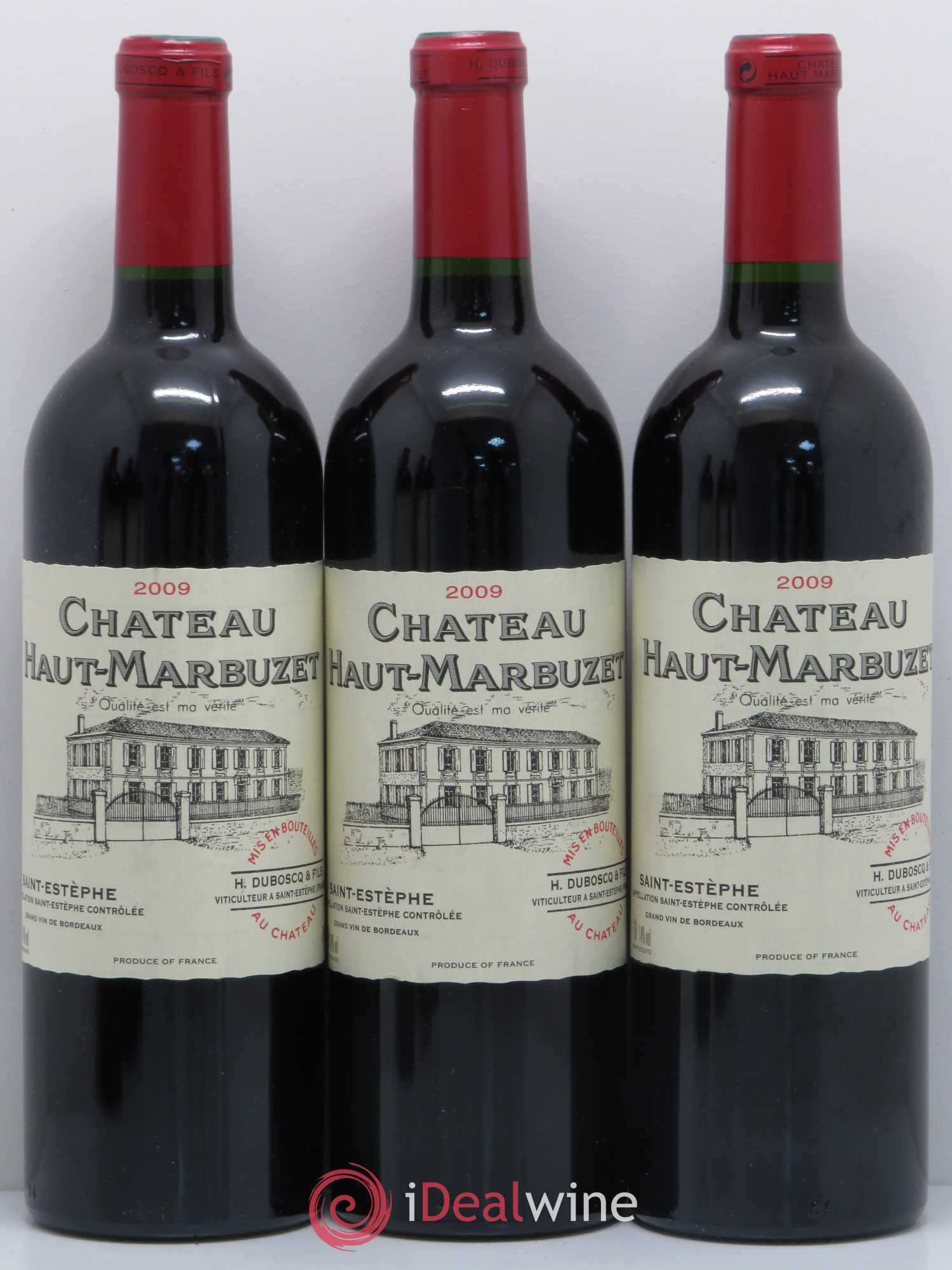 Château Haut Marbuzet 2009 - Lot de 6 bouteilles - 1