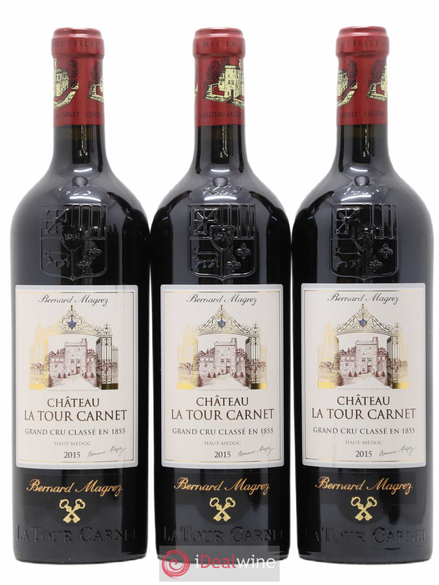 Château la Tour Carnet 4ème Grand Cru Classé 2015 - Lot de 6 bouteilles - 2