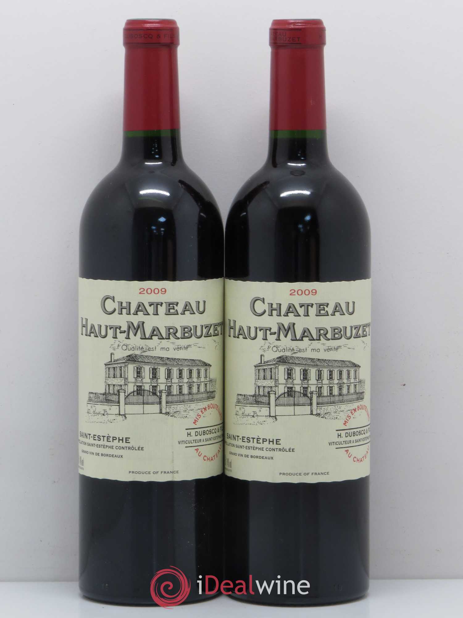 Château Haut Marbuzet 2009 - Lot de 2 bouteilles - 0