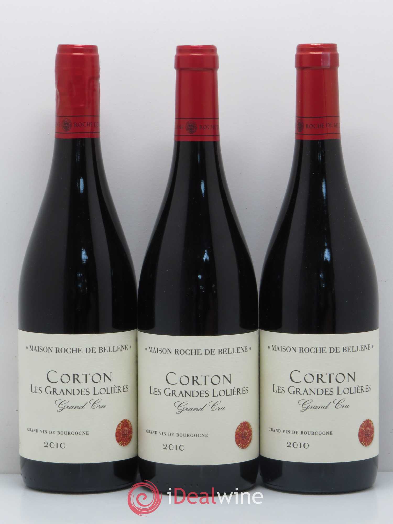 Corton Grand Cru Les Grands Lolières Maison Roche De Bellene 2010 - Posten von 3 Flaschen - 0