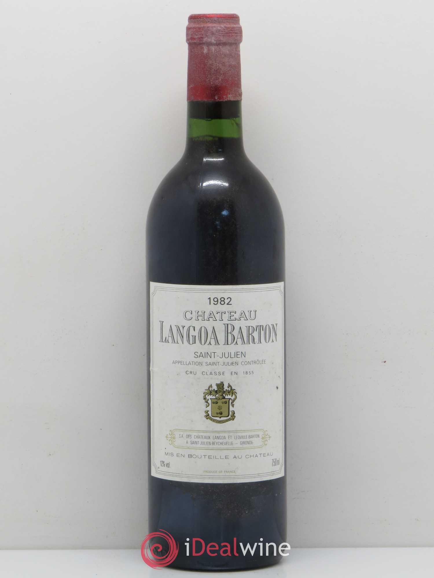 Château Langoa Barton 3ème Grand Cru Classé 1982 - Lot de 1 bouteille - 0