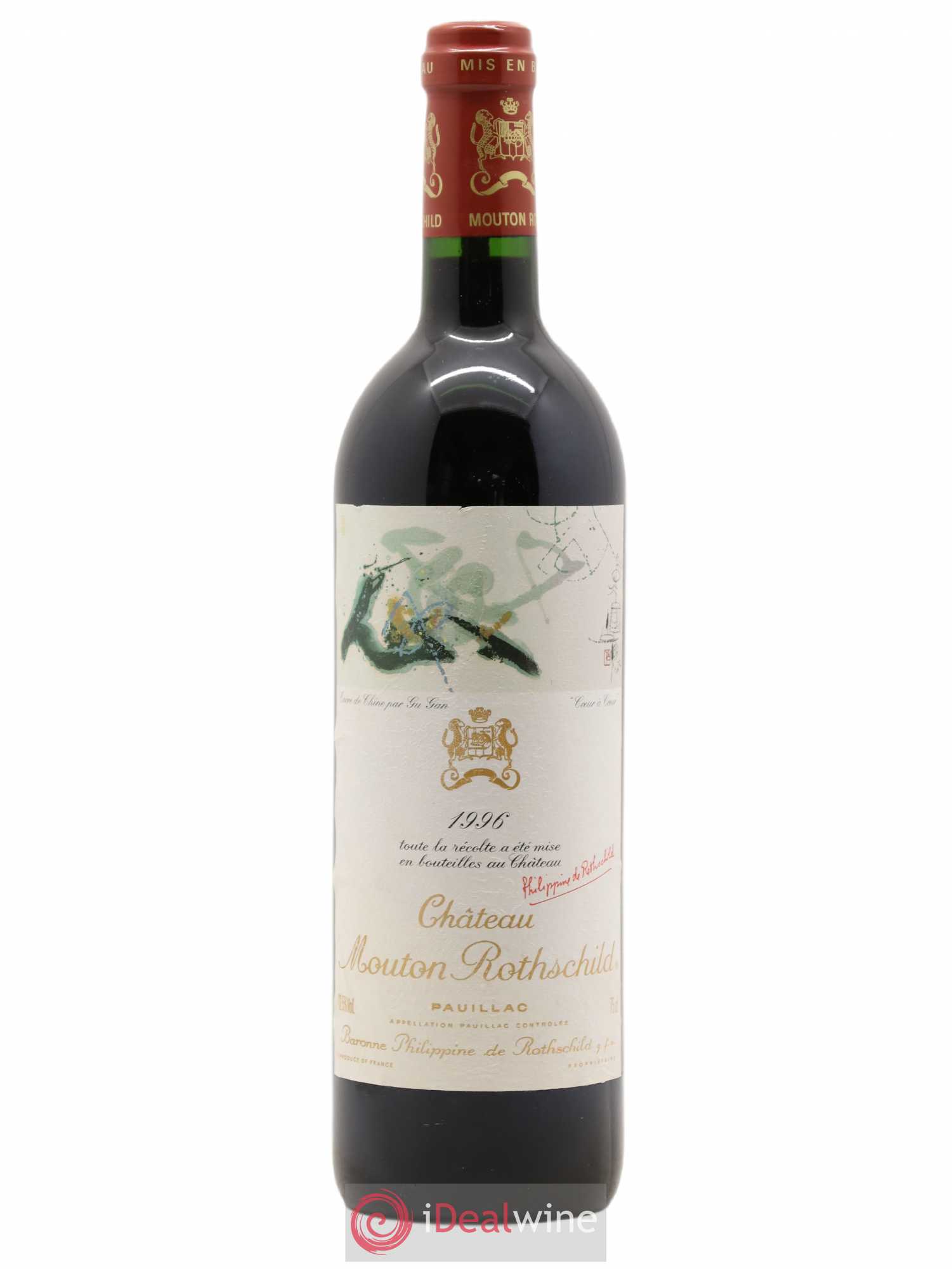 Château Mouton Rothschild 1er Grand Cru Classé 1996 - Lot de 1 bouteille - 0