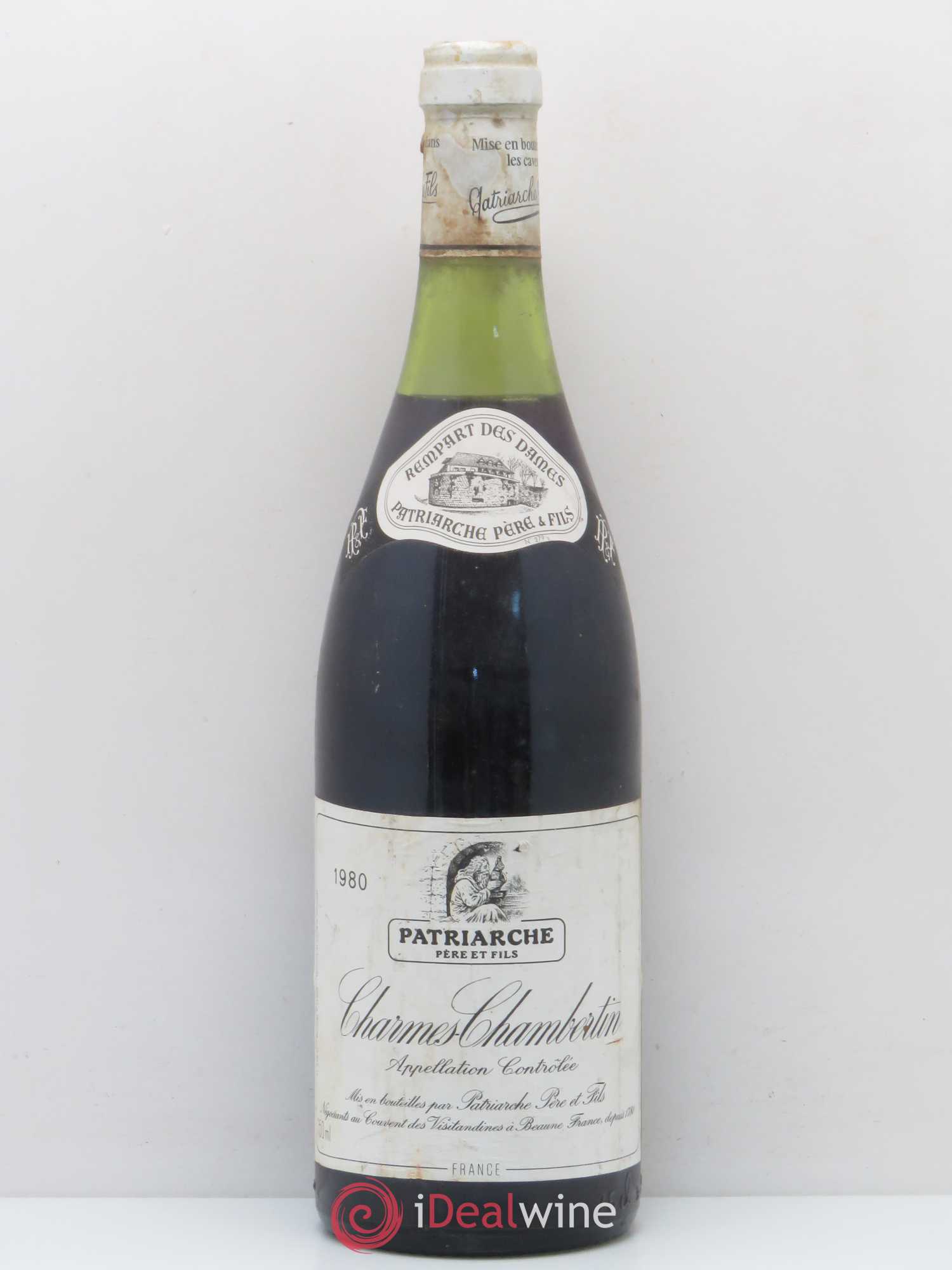 Charmes-Chambertin Grand Cru Patriarche Pere et Fils 1980 - Lot de 1 bouteille - 0