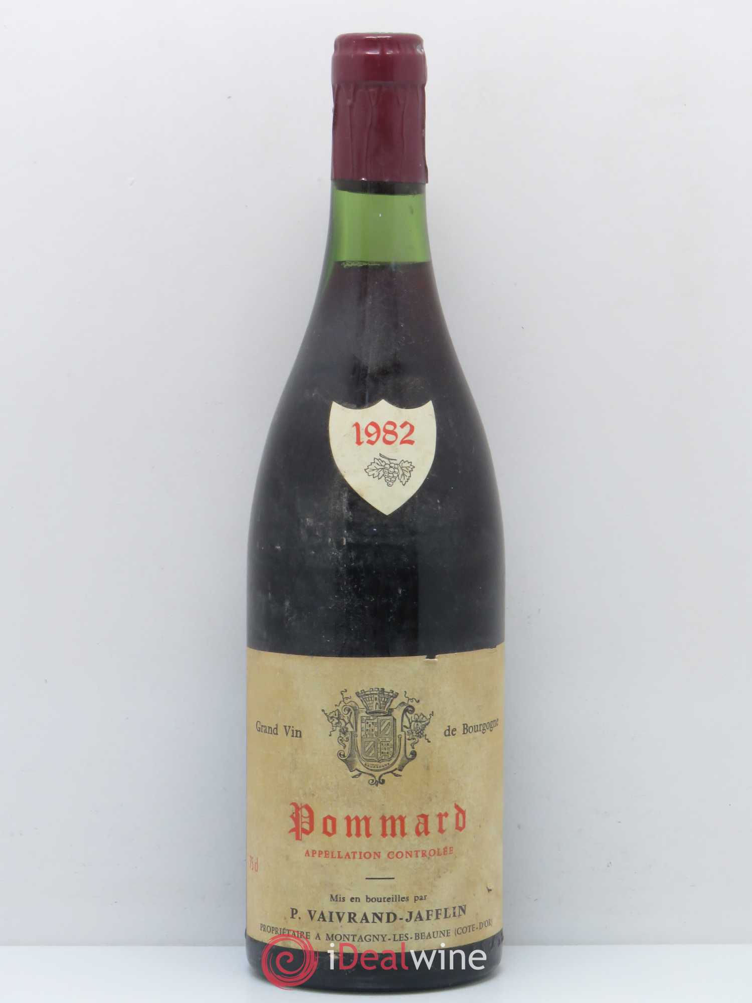 Pommard Vaivrand Jafflin 1982 - Posten von 1 Flasche - 0
