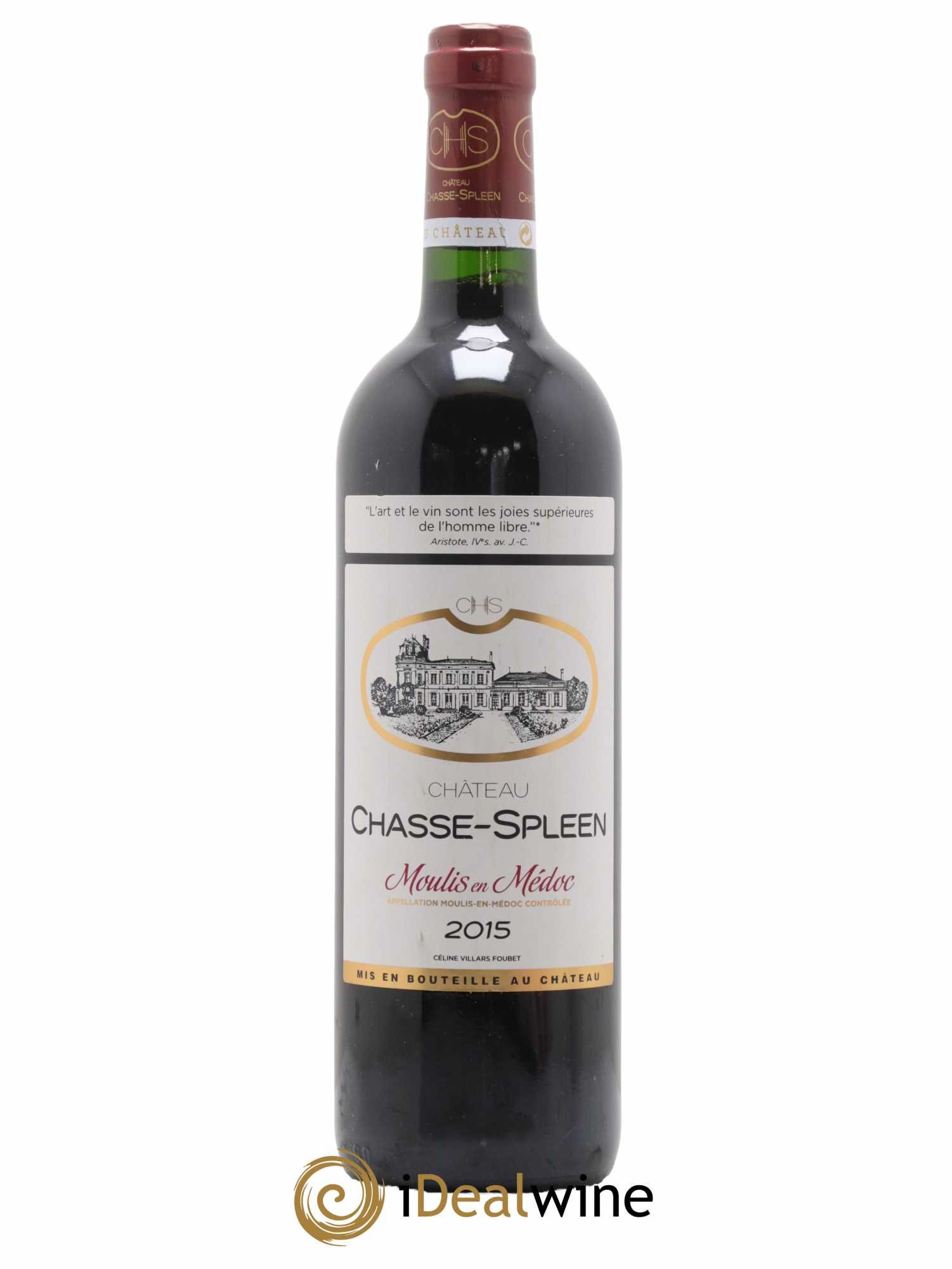 Château Chasse Spleen 2015 - Lot de 1 bouteille - 0