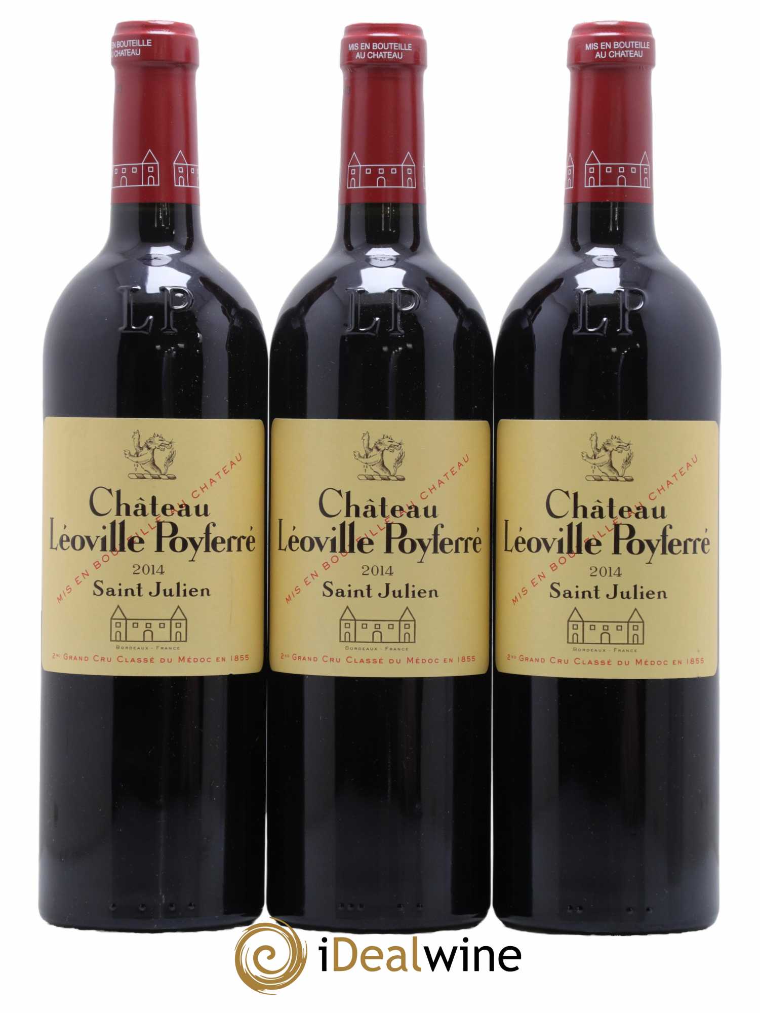 Château Léoville Poyferré 2ème Grand Cru Classé 2014 - Lot de 3 bouteilles - 0