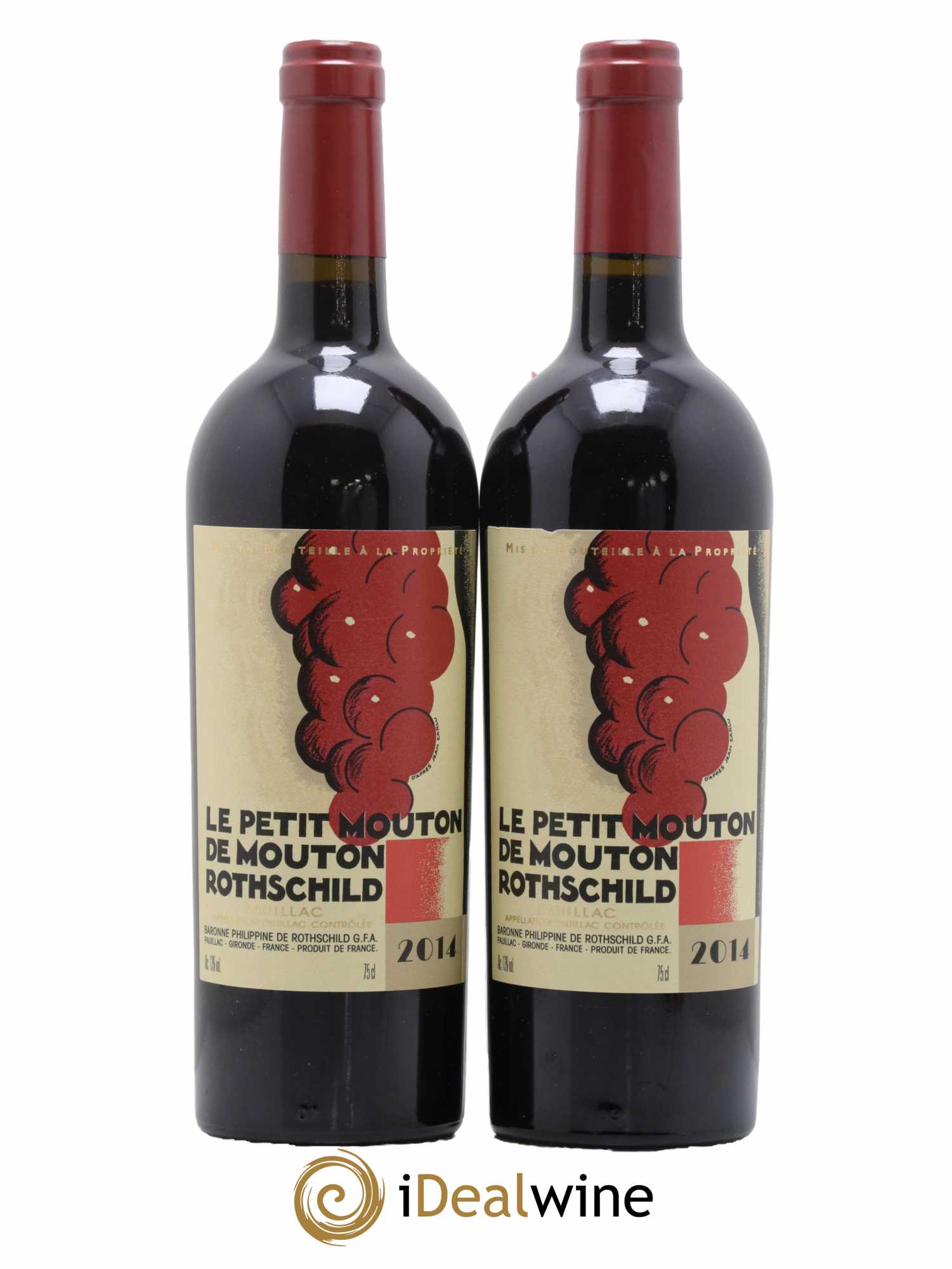 Petit Mouton Second Vin 2014 - Lot de 2 bouteilles - 0