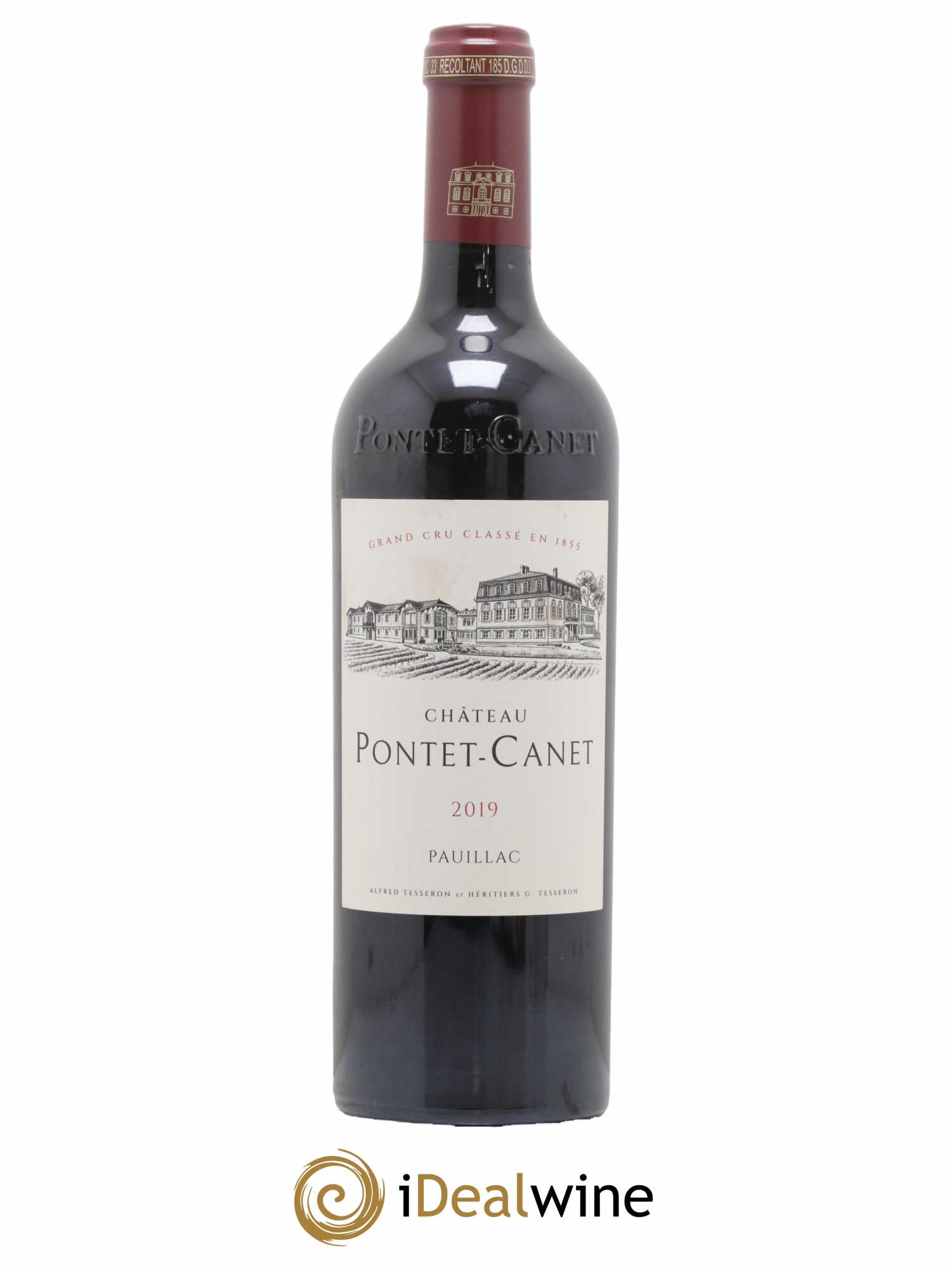 Château Pontet Canet 5ème Grand Cru Classé 2019 - Lot de 1 bouteille - 0