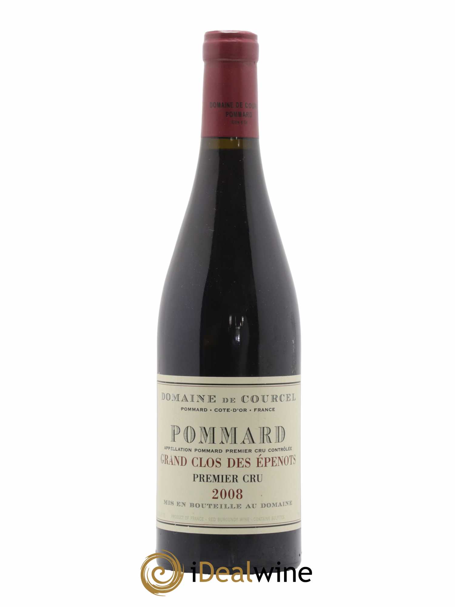Pommard 1er Cru Grand Clos des Epenots de Courcel (Domaine) 2008 - Lot de 1 bouteille - 0