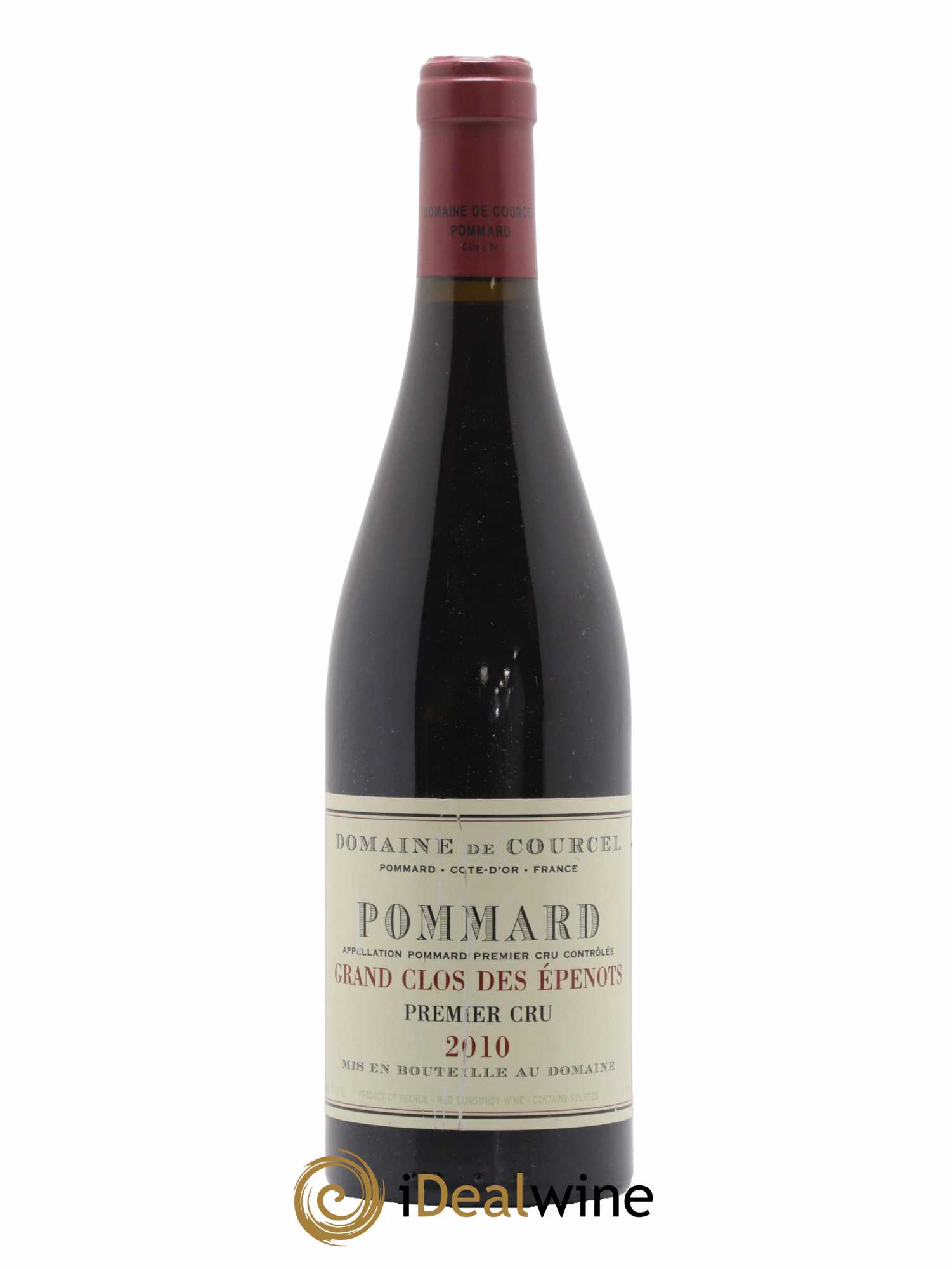 Pommard 1er Cru Grand Clos des Epenots de Courcel (Domaine) 2010 - Lot de 1 bouteille - 0