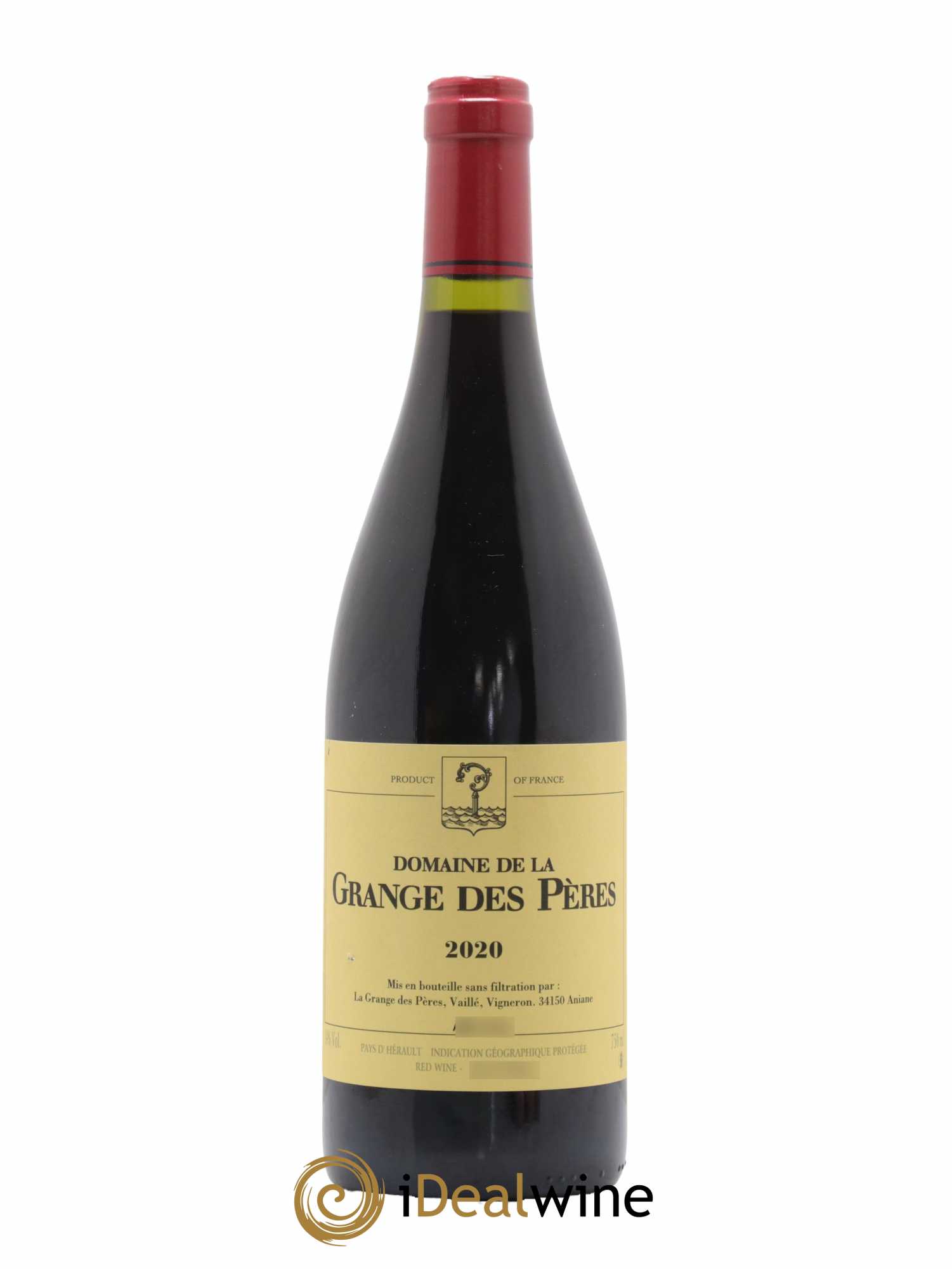 Pays d'Hérault Grange des Pères Laurent Vaillé 2020 - Lot de 1 bouteille - 0