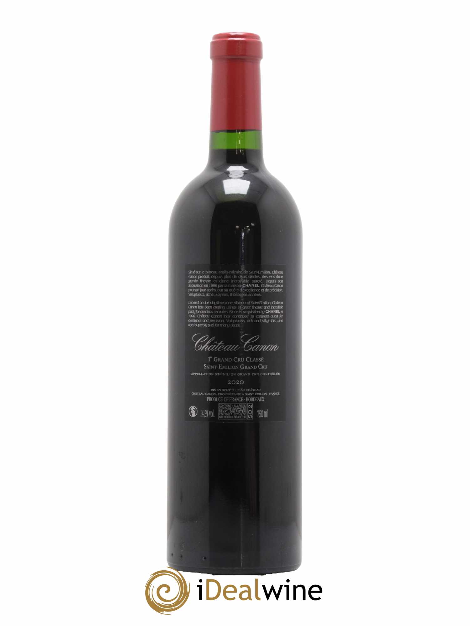 Château Canon 1er Grand Cru Classé B 2020 - Lot de 1 bouteille - 2