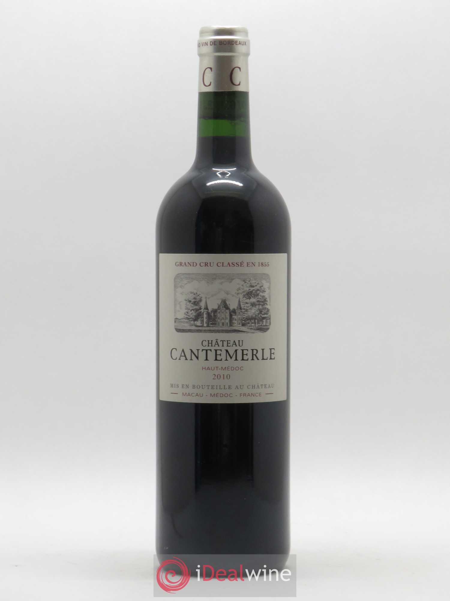 Château Cantemerle 5ème Grand Cru Classé 2010 - Lot de 1 bouteille - 0