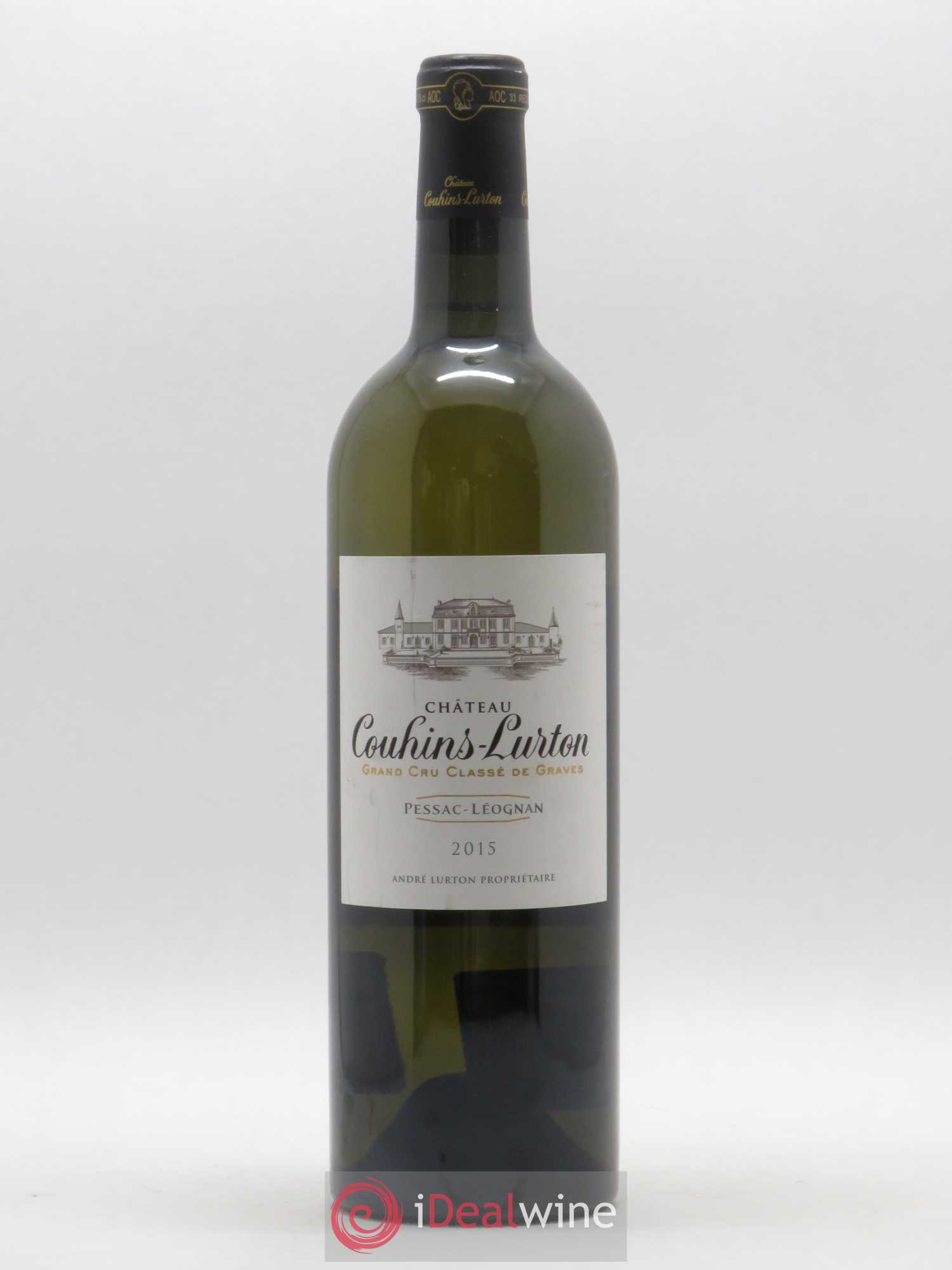 Château Couhins-Lurton Cru Classé de Graves 2015 - Lot de 1 bouteille - 0