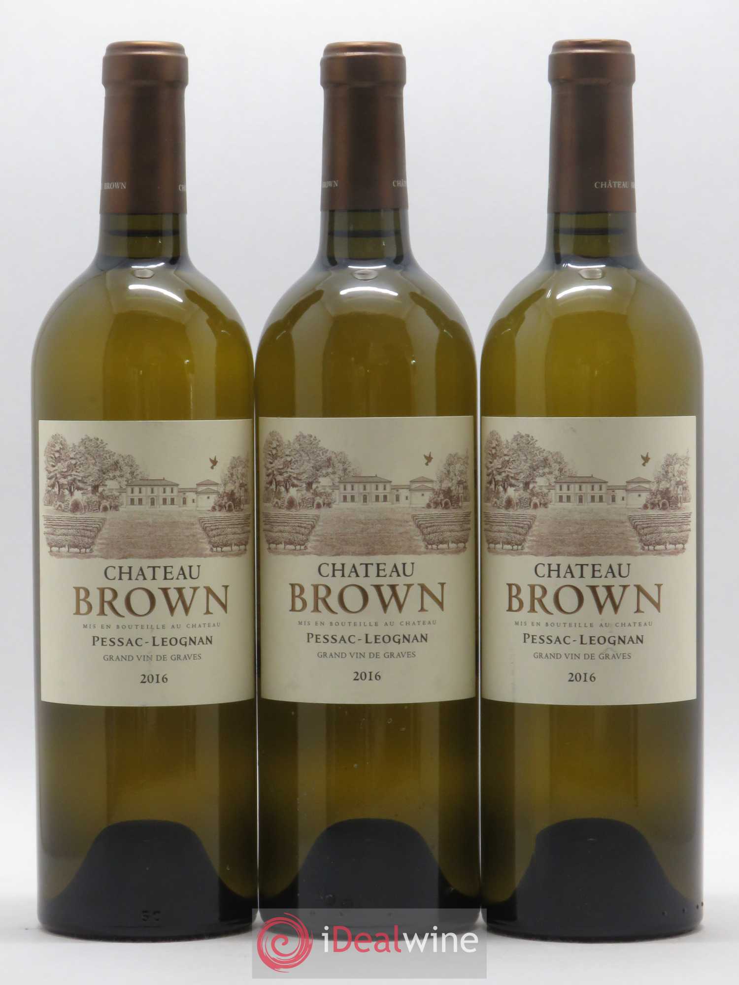 Château Brown 2016 - Lot de 3 bouteilles - 0