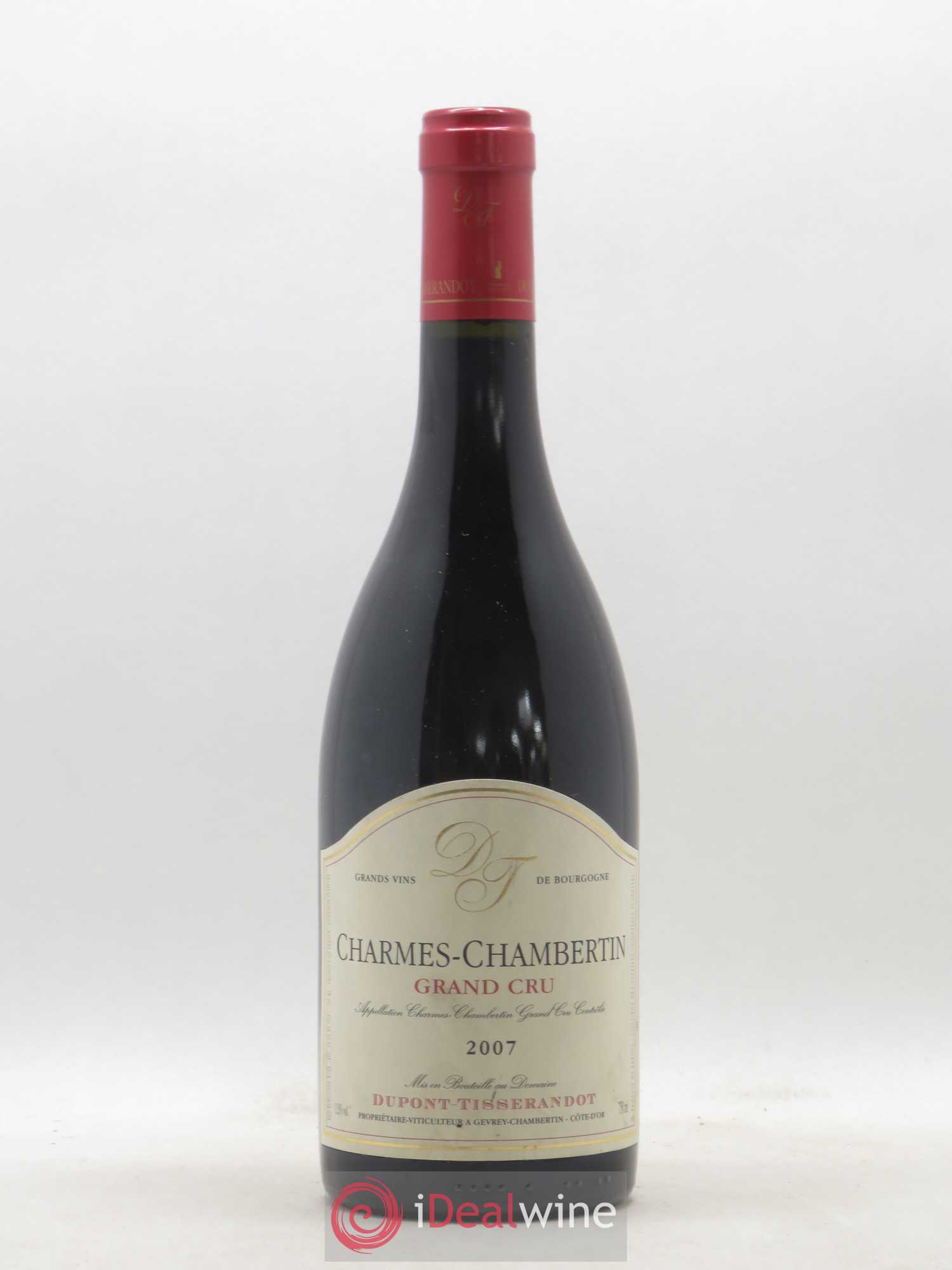 Charmes-Chambertin Grand Cru Dupont-Tisserandot (Domaine) 2007 - Lot de 1 bouteille - 0
