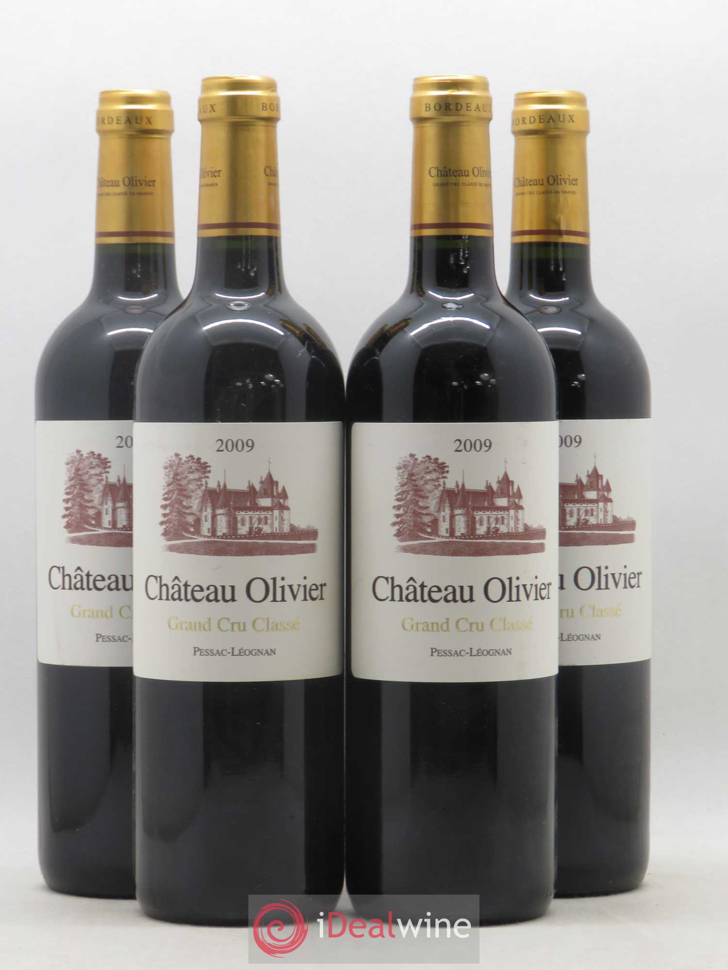 Château Olivier Cru Classé de Graves 2009 - Lot de 4 bouteilles - 0