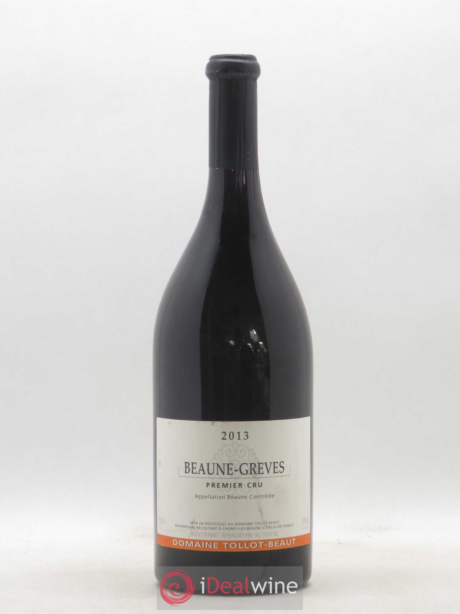 Beaune 1er Cru Grèves Tollot Beaut (Domaine) 2013 - Lot de 1 bouteille - 0