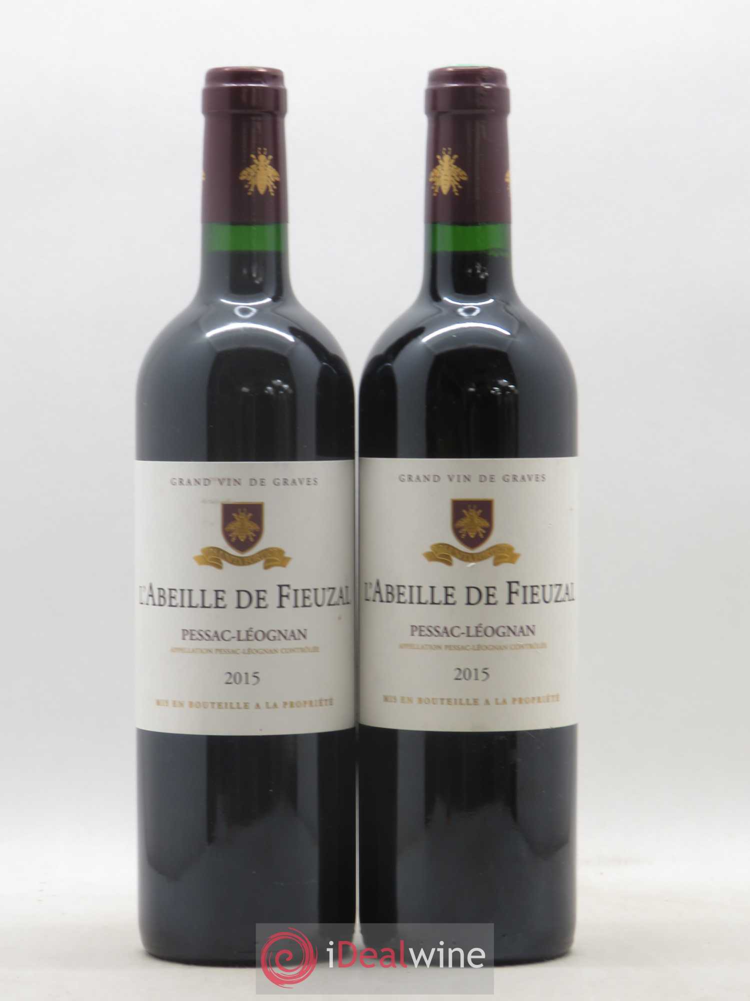 Abeille de Fieuzal 2015 - Lot de 2 bouteilles - 0