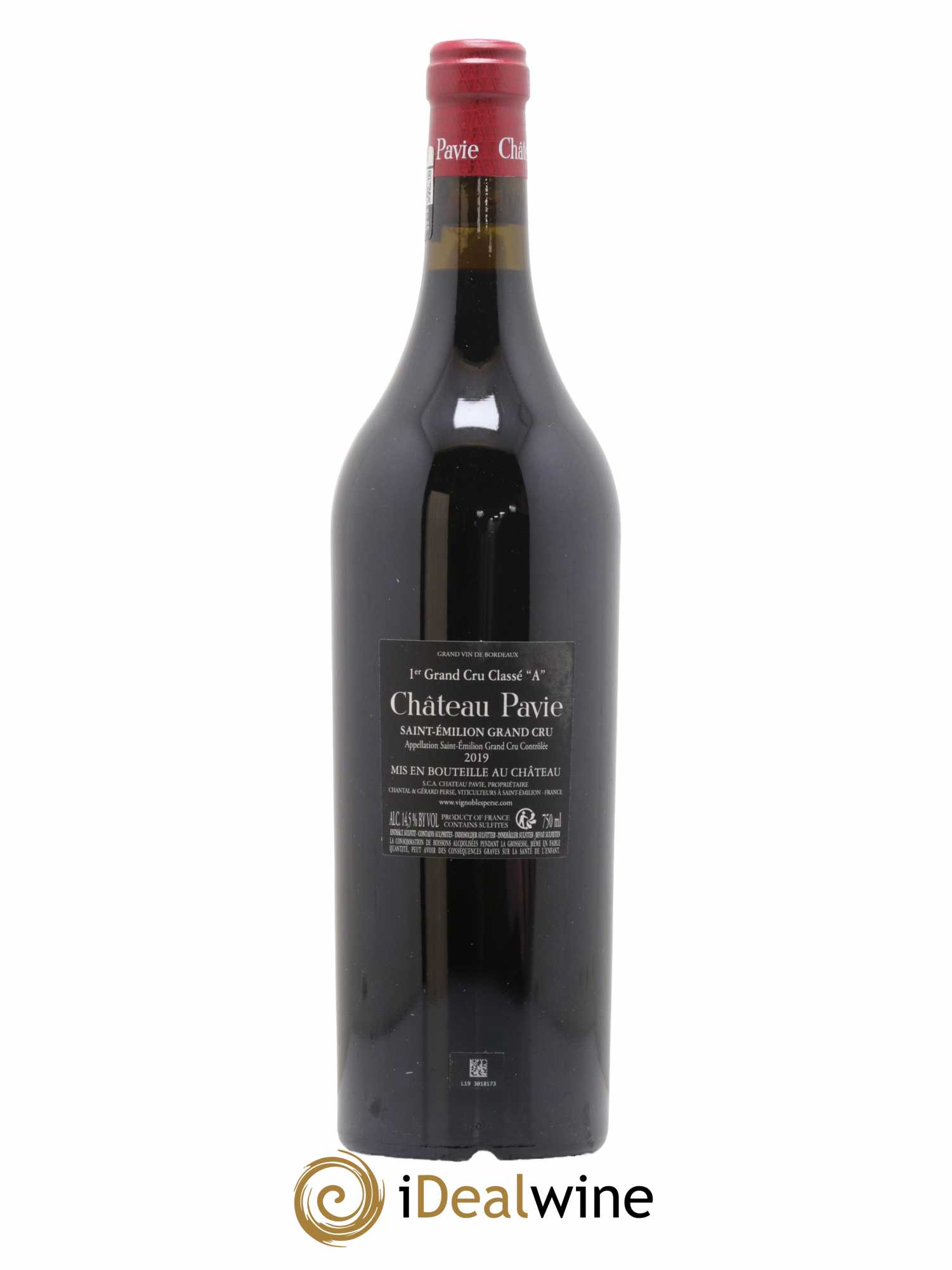 Château Pavie 1er Grand Cru Classé A 2019 - Lot of 1 bottle - 2