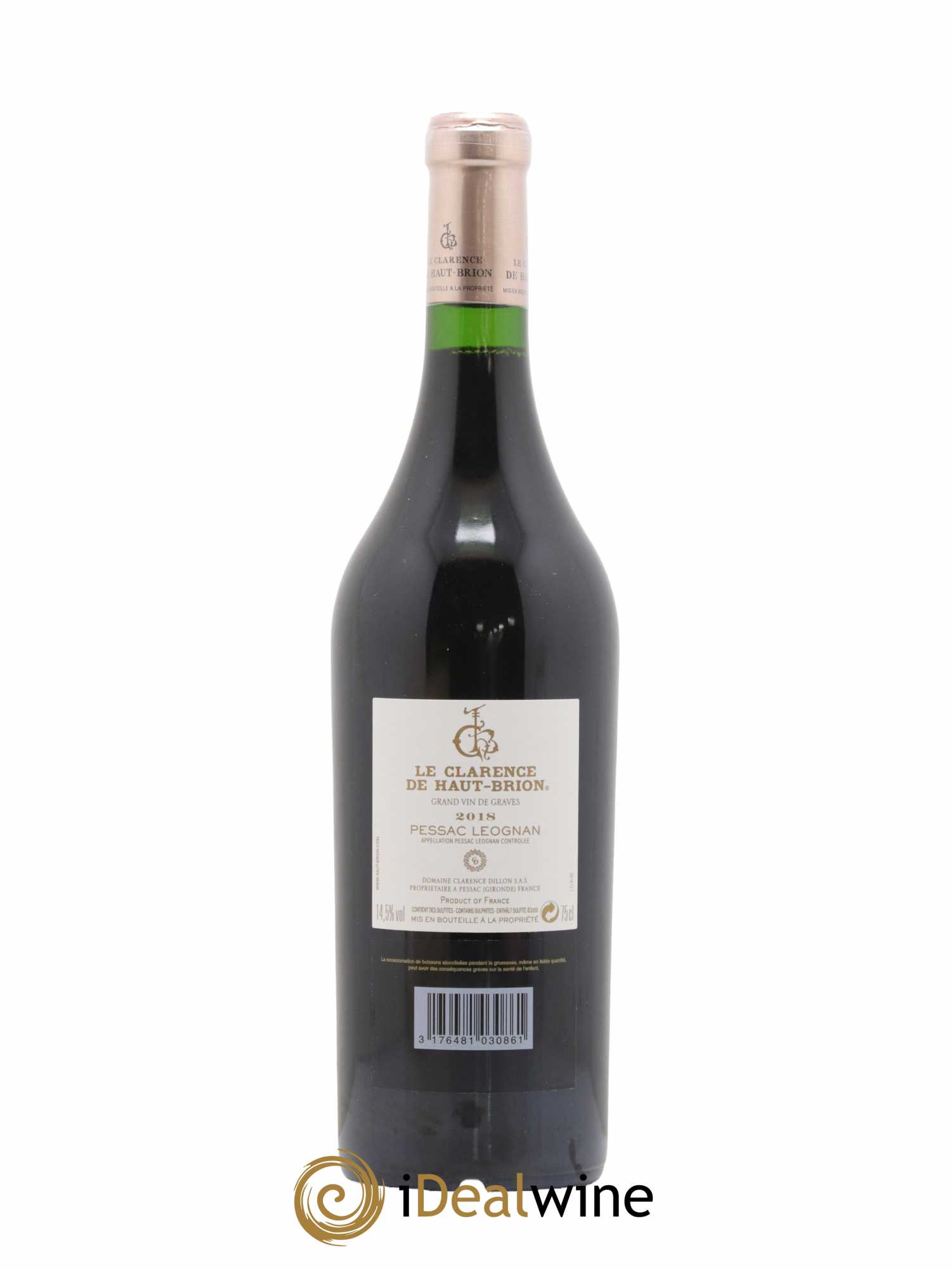 Clarence (Bahans) de Haut-Brion Second Vin 2018 - Lotto di 1 bottiglia - 2
