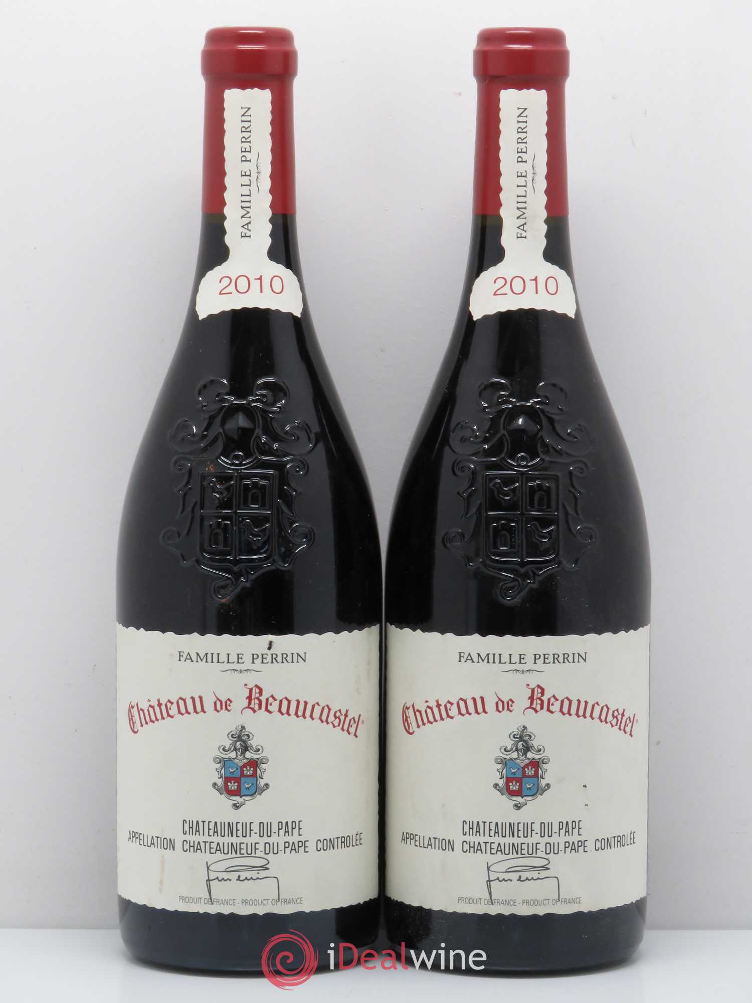 Châteauneuf-du-Pape Château de Beaucastel Famille Perrin 2010 - Lot de 2 bouteilles - 0