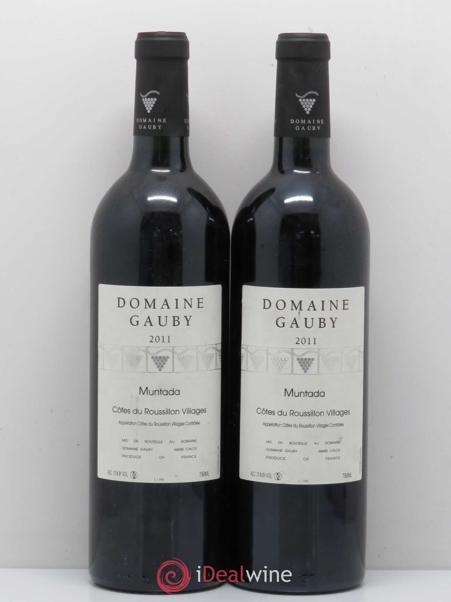 Côtes Catalanes (anciennement Côtes du Roussillon Villages) La Muntada Gauby (Domaine) 2011 - Lot de 2 bouteilles - 0