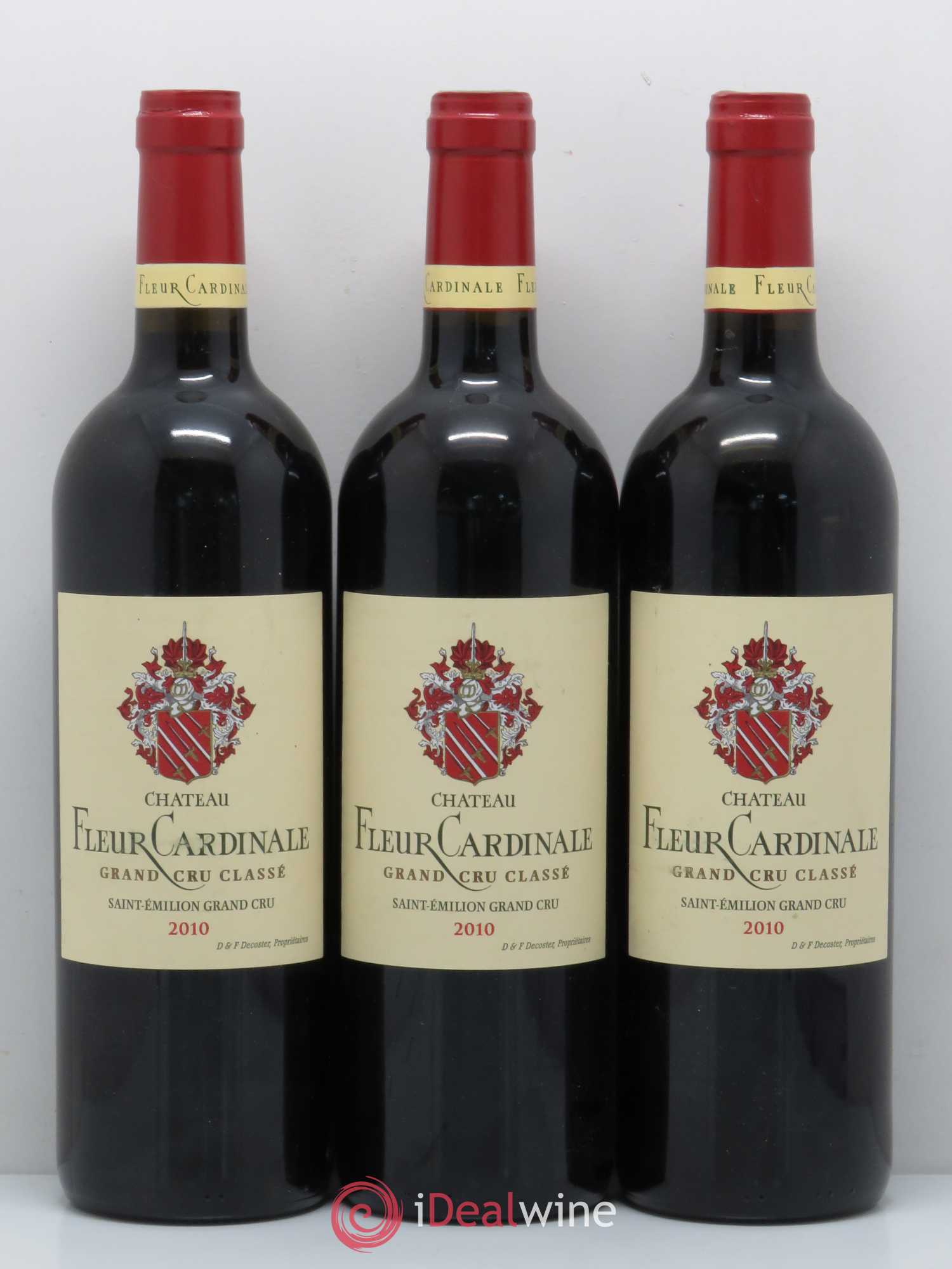 Château Fleur Cardinale Grand Cru Classé 2010 - Lot de 3 bouteilles - 0
