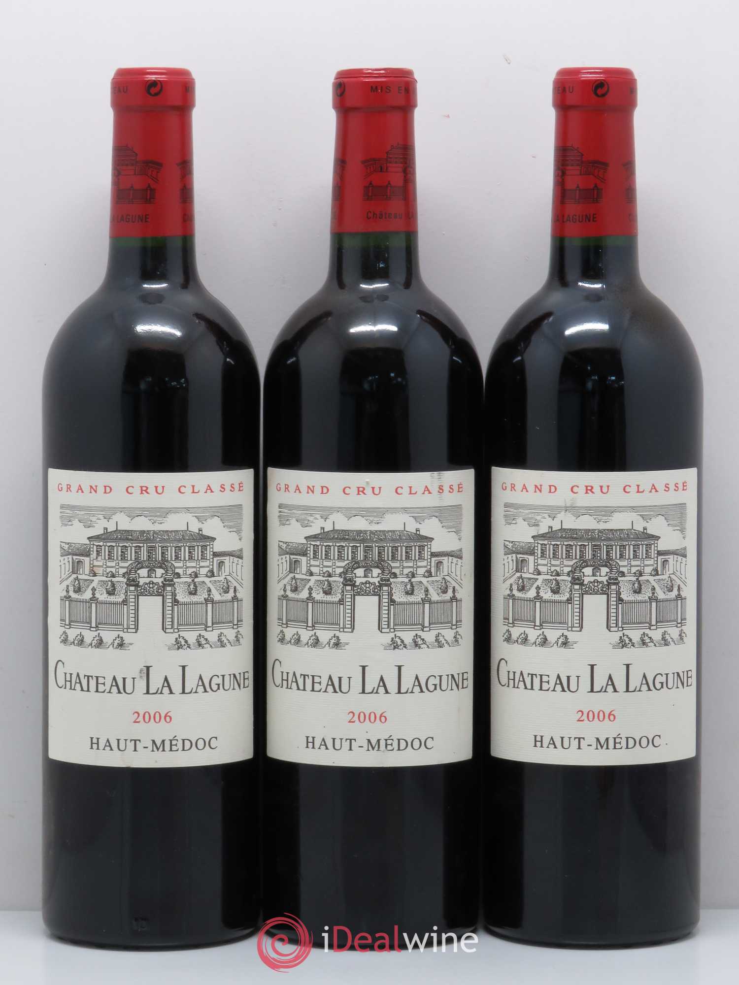Château la Lagune 3ème Grand Cru Classé 2006 - Lot de 3 bouteilles - 0
