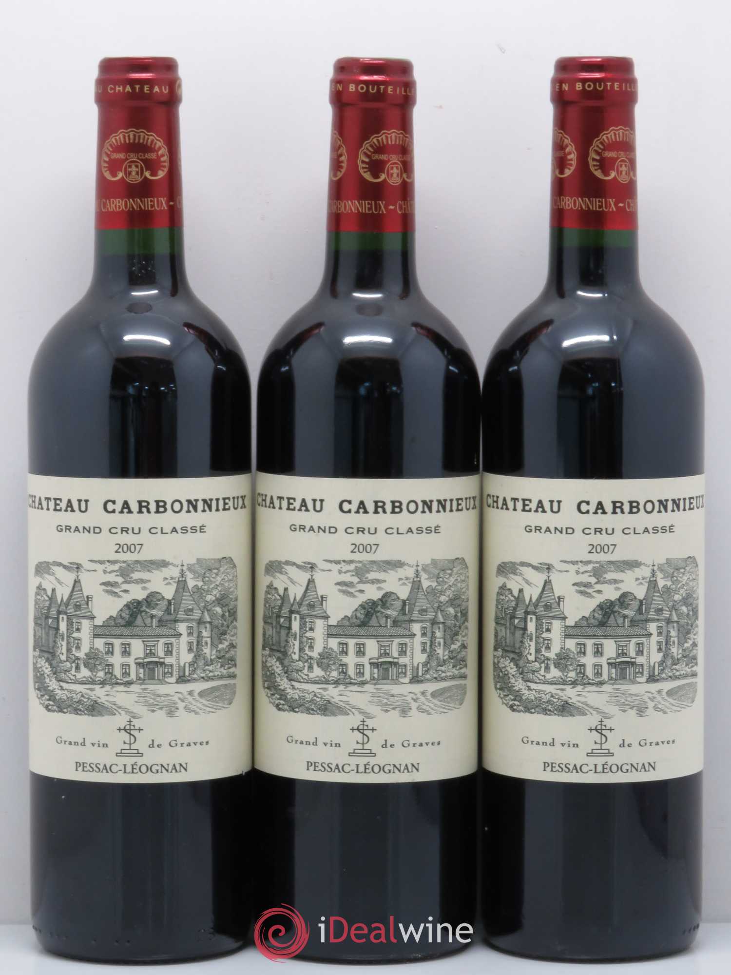 Château Carbonnieux Cru Classé de Graves 2007 - Lot de 6 bouteilles - 2