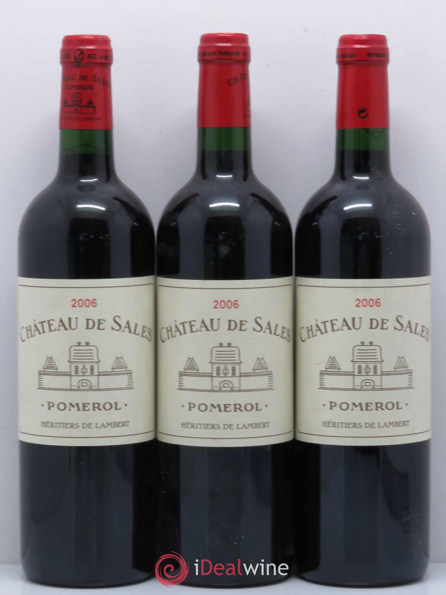 Château de Sales 2006 - Lot de 3 bouteilles - 0