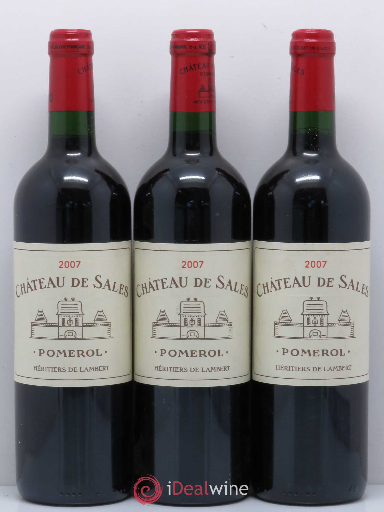 Château de Sales 2007 - Lot de 3 bouteilles - 0