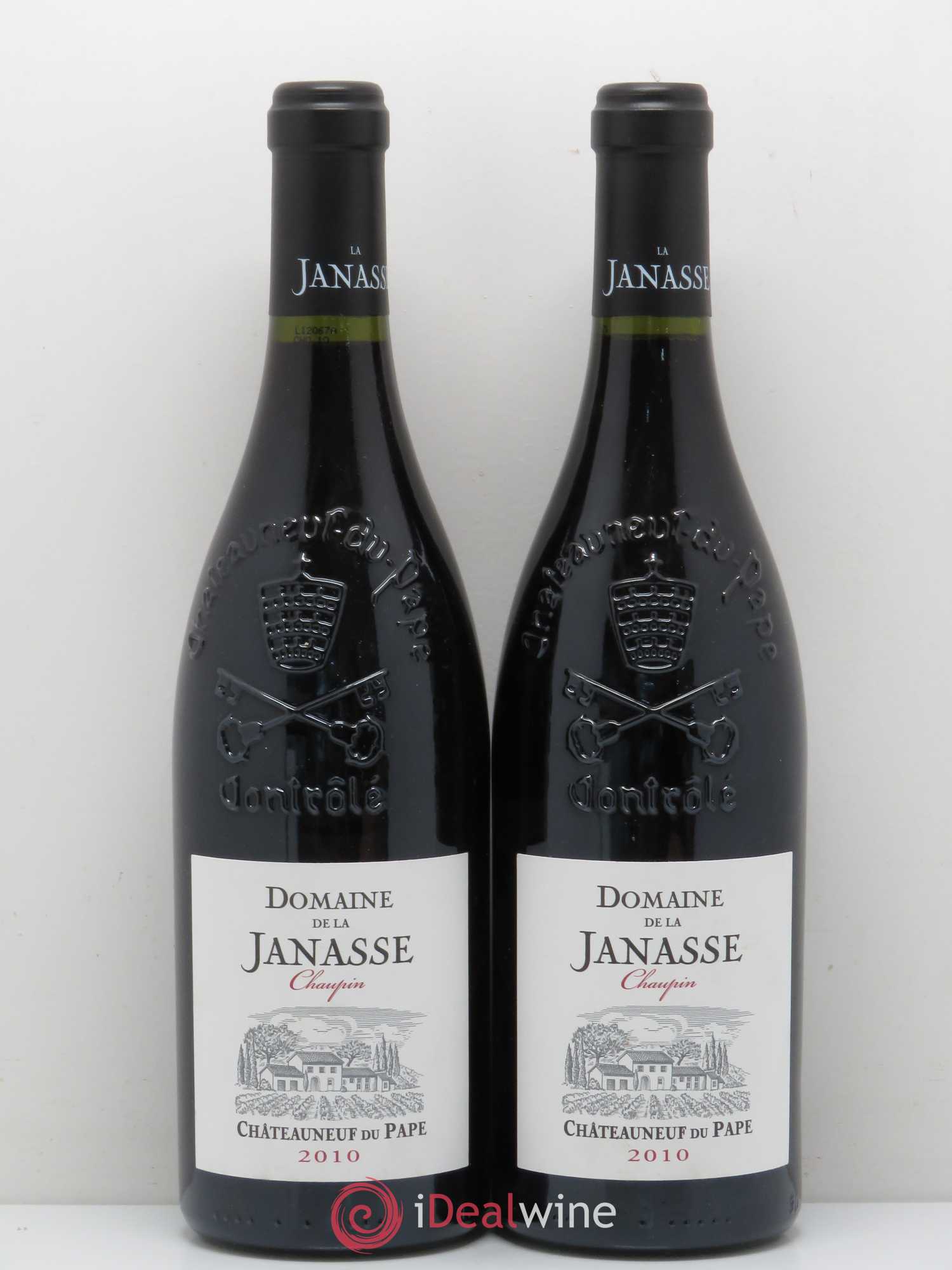 Châteauneuf-du-Pape Cuvée Chaupin La Janasse (Domaine de) 2010 - Lot de 2 bouteilles - 0