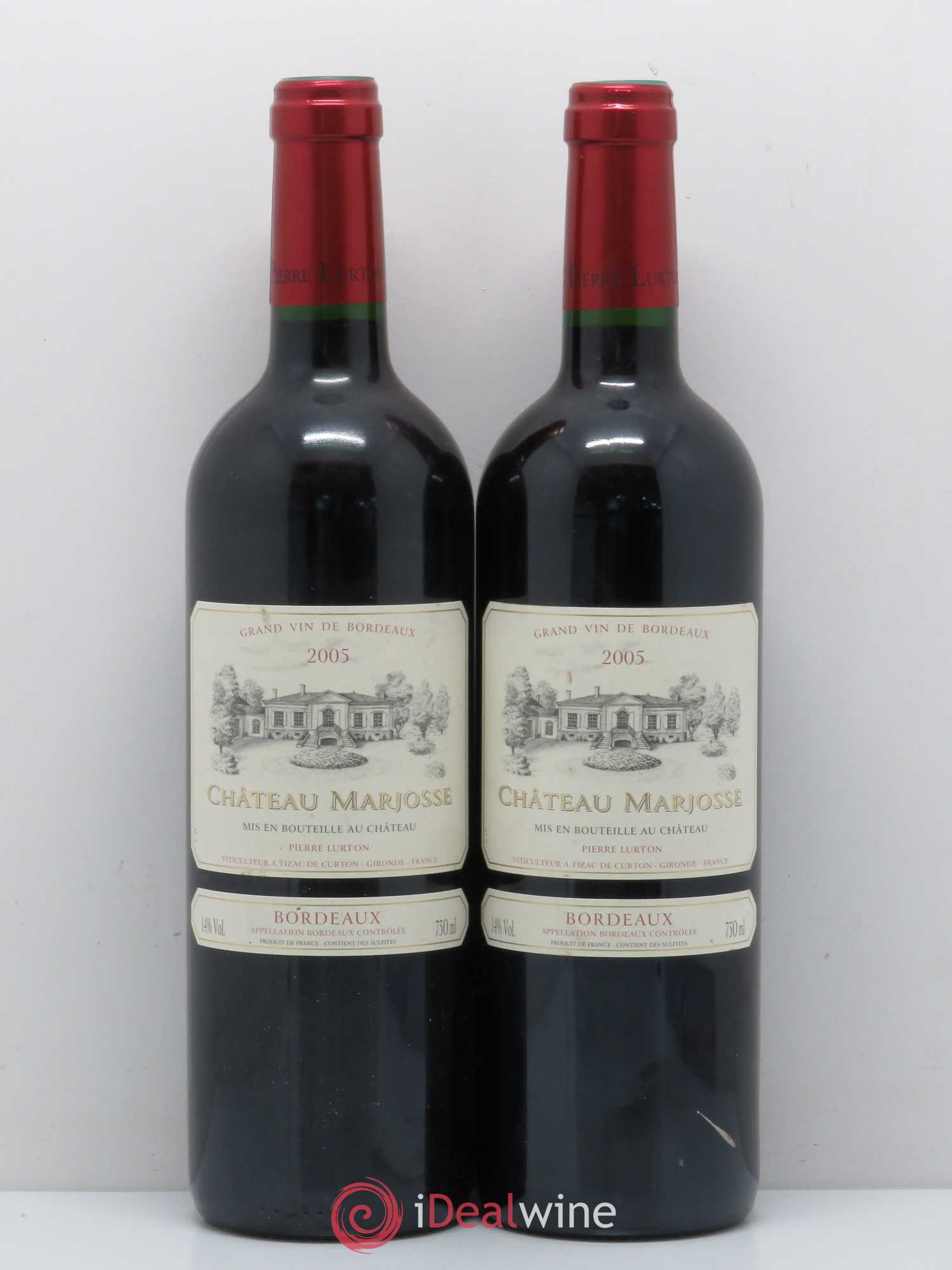 Château Marjosse 2005 - Lot de 5 bouteilles - 2