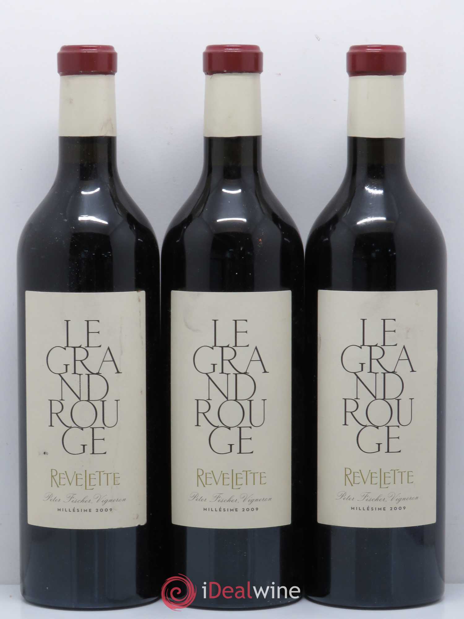 Méditerranée Château Revelette Le Grand Rouge Sandra & Peter Fischer 2009 - Lot de 3 bouteilles - 0