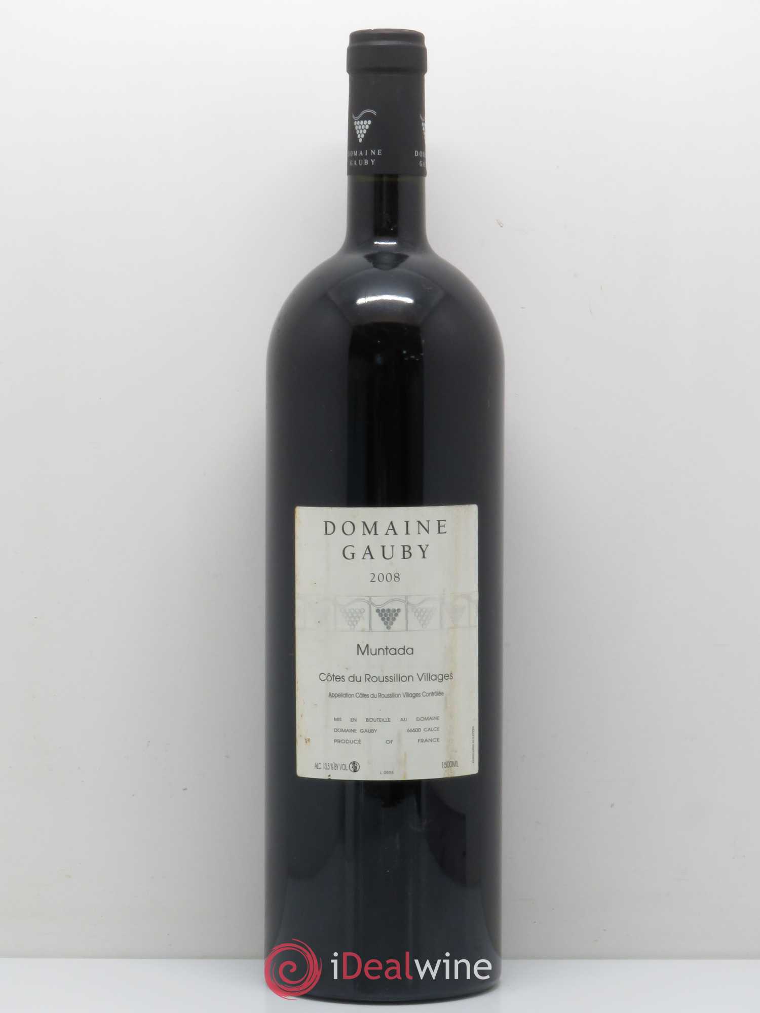 Côtes Catalanes (anciennement Côtes du Roussillon Villages) La Muntada Gauby (Domaine) 2008 - Lot de 1 magnum - 0