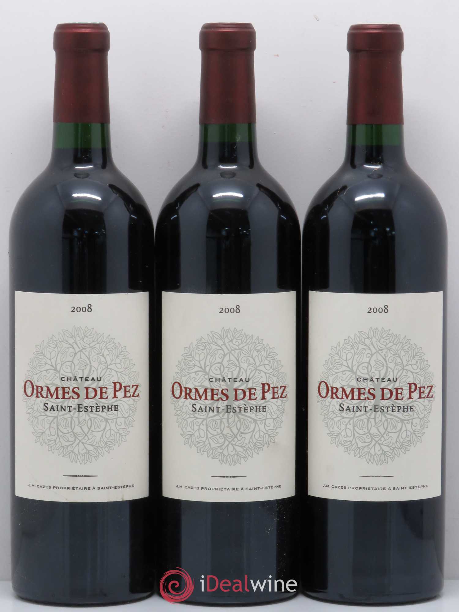 Château les Ormes de Pez 2008 - Lot de 3 bouteilles - 0