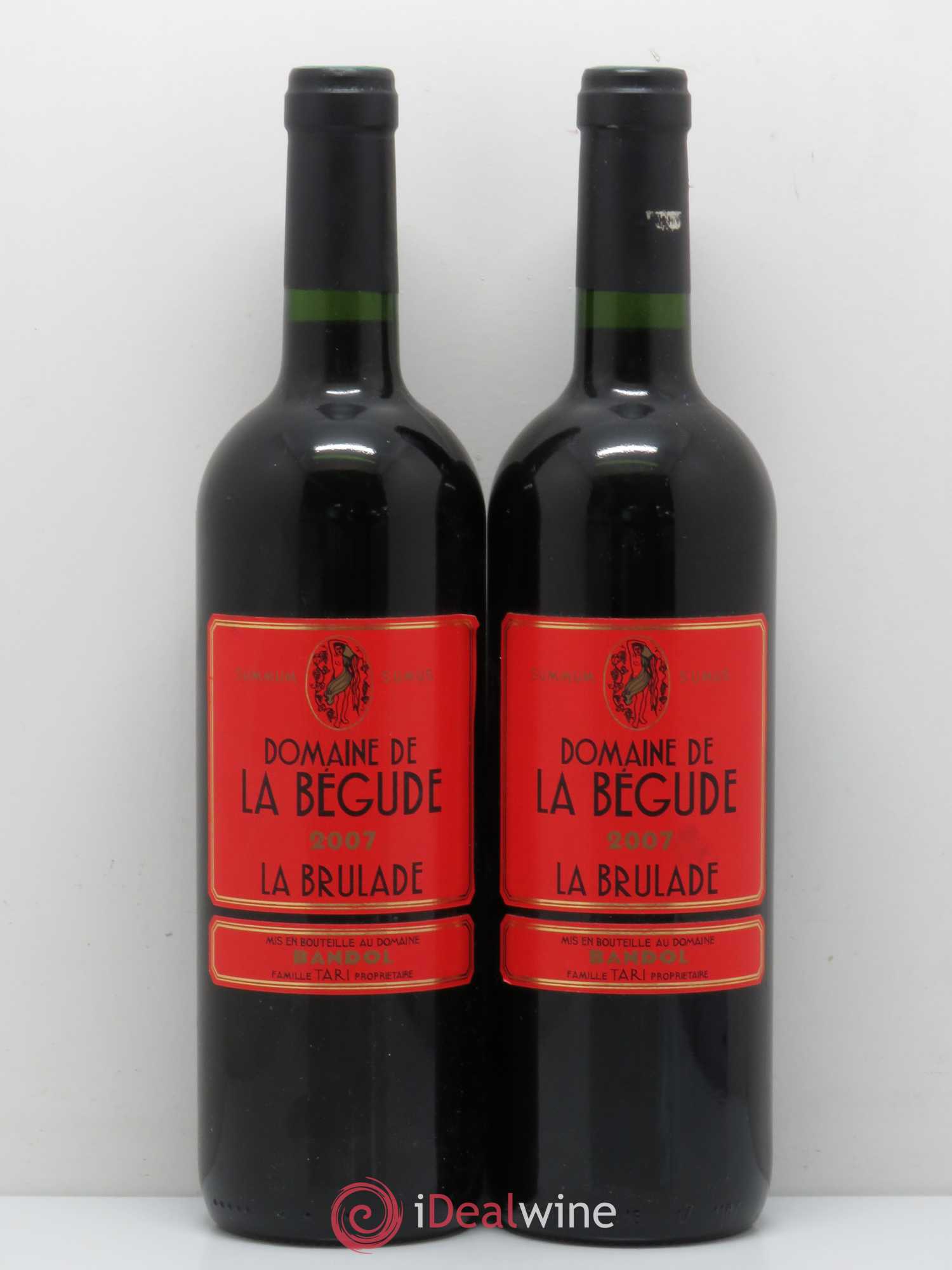 Bandol La Brûlade La Bégude 2007 - Lot de 2 bouteilles - 0
