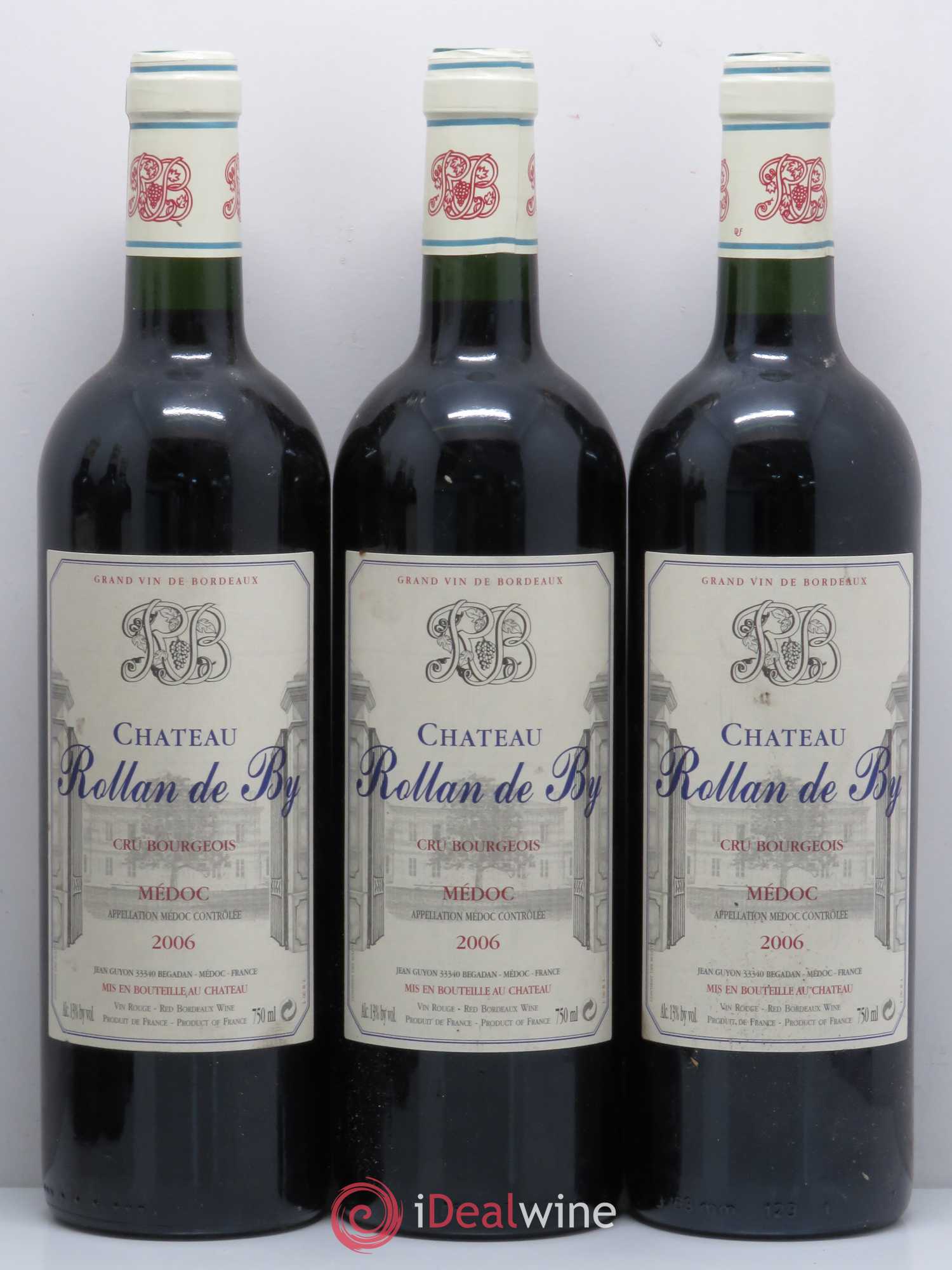 Château Rollan de By Cru Bourgeois 2006 - Lot of 6 bottles - 1