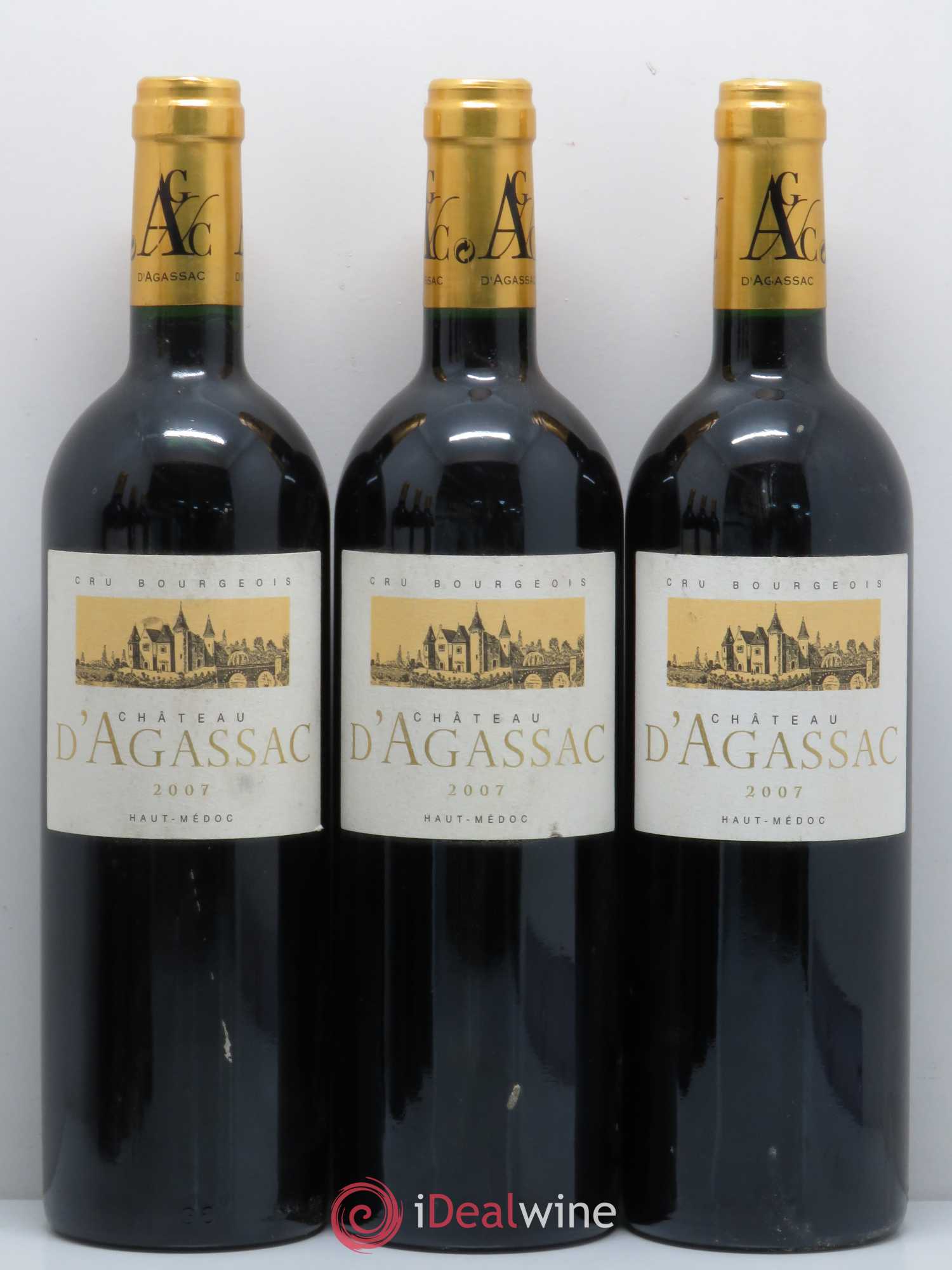 Château d' Agassac Cru Bourgeois 2007 - Lot de 6 bouteilles - 1
