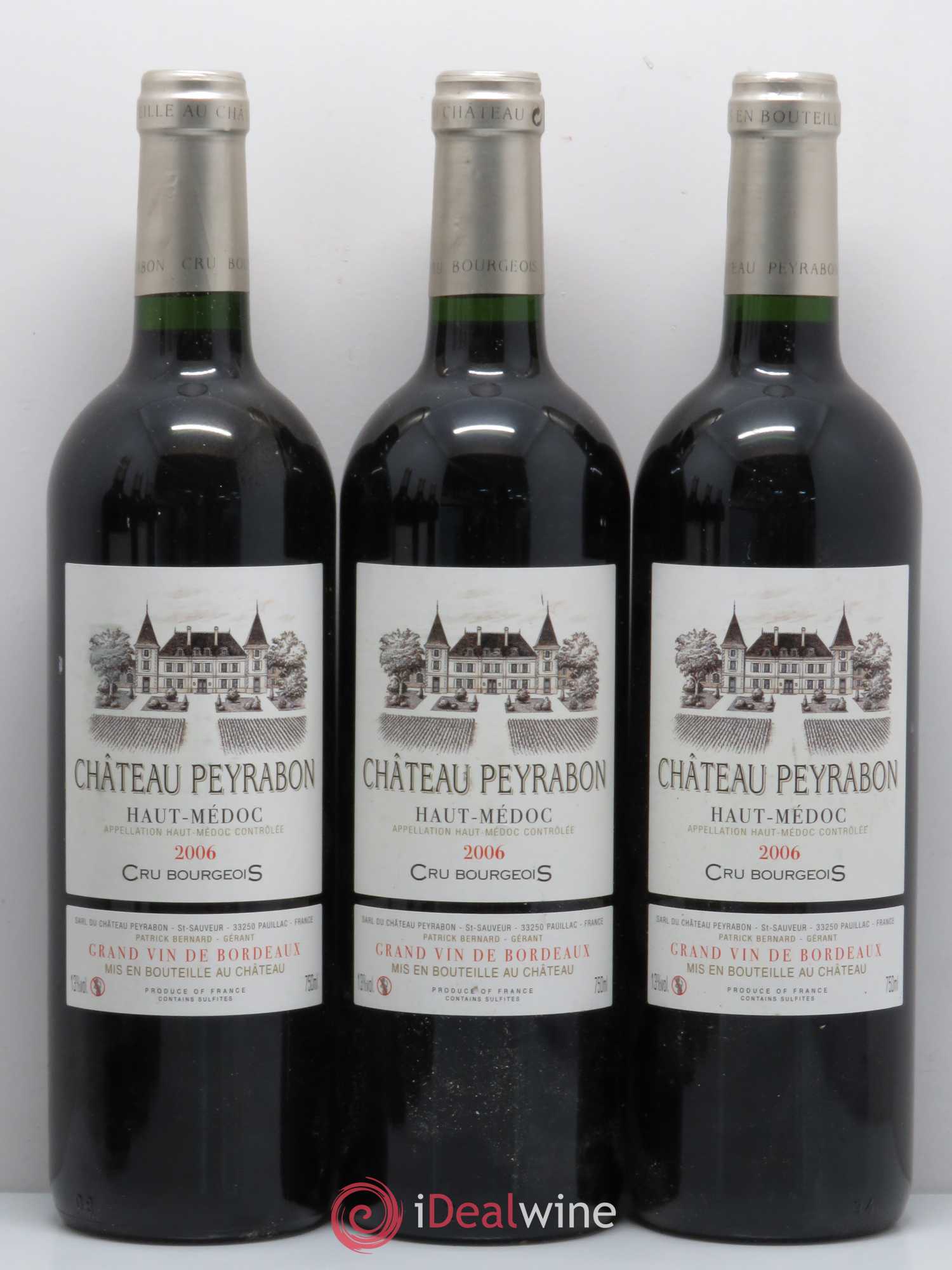 Château Peyrabon Cru Bourgeois 2006 - Lot de 6 bouteilles - 1