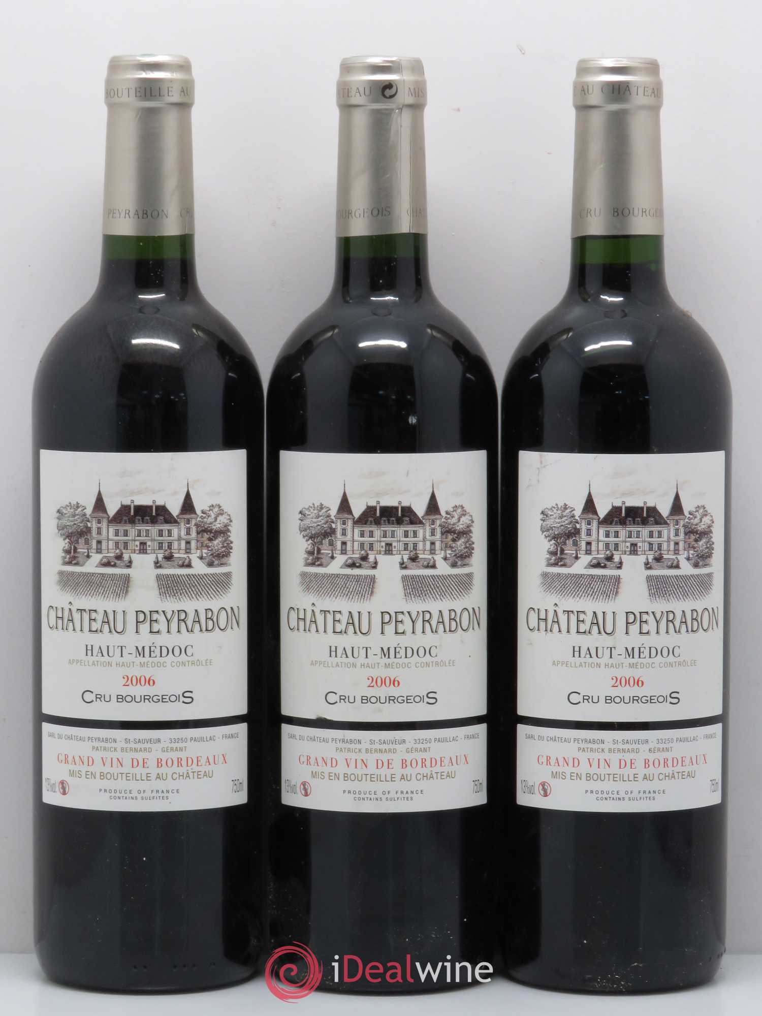 Château Peyrabon Cru Bourgeois 2006 - Lot de 6 bouteilles - 2