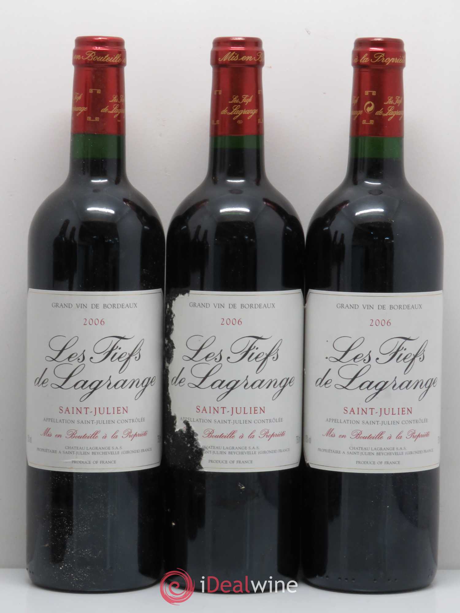 Les Fiefs de Lagrange Second Vin 2006 - Lot de 6 bouteilles - 1