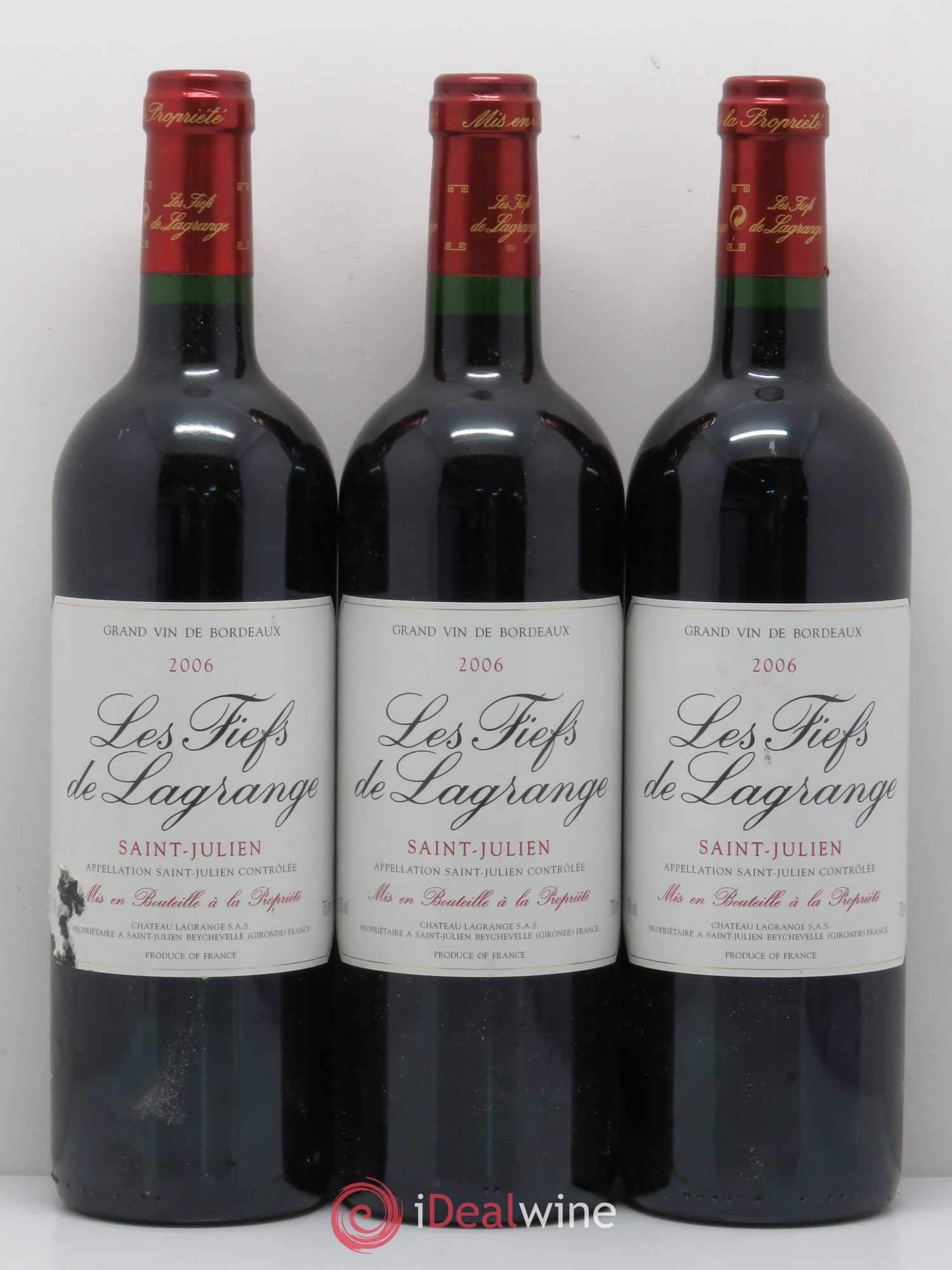 Les Fiefs de Lagrange Second Vin 2006 - Lot de 6 bouteilles - 2