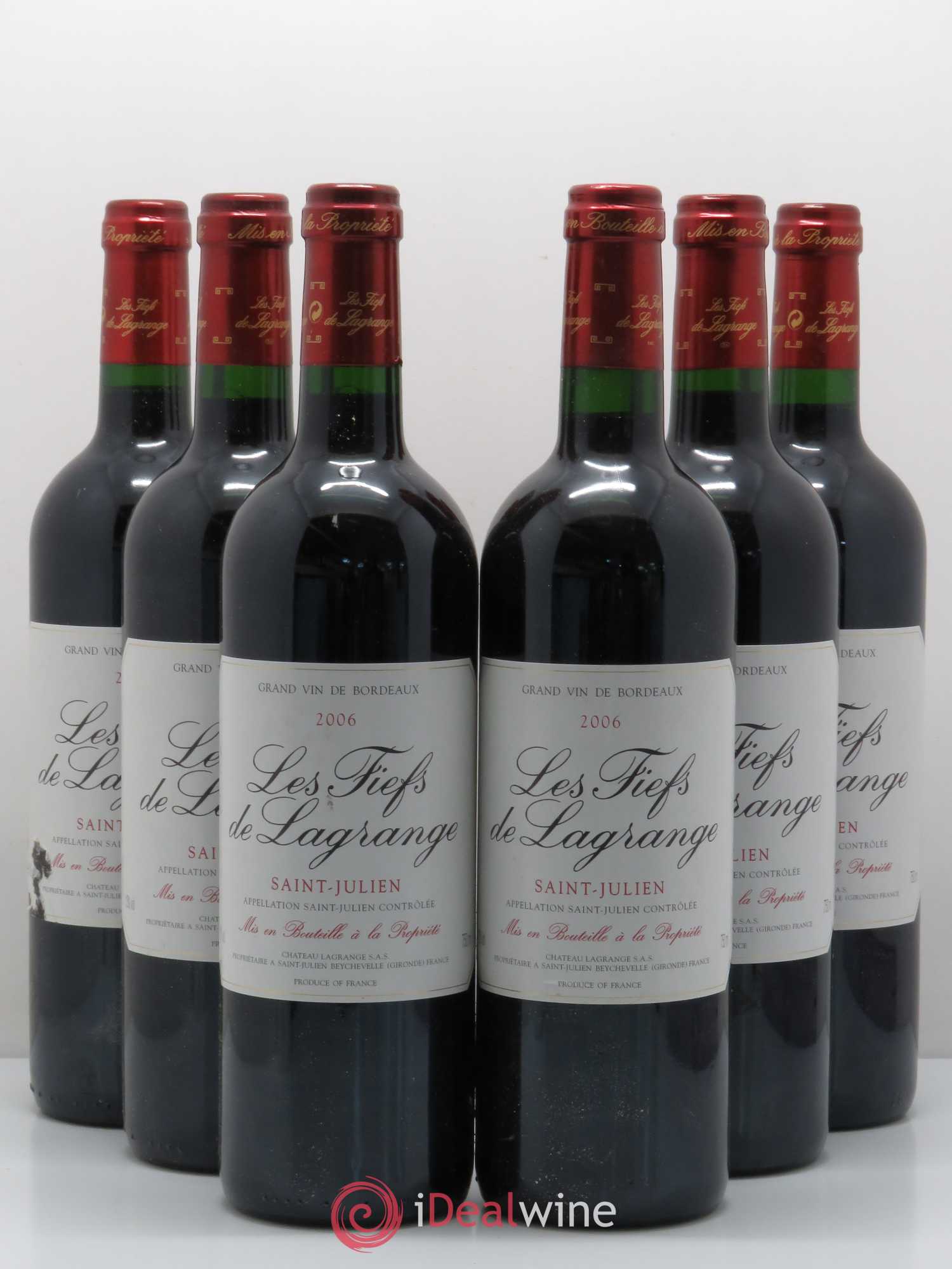 Les Fiefs de Lagrange Second Vin 2006 - Lot de 6 bouteilles - 0