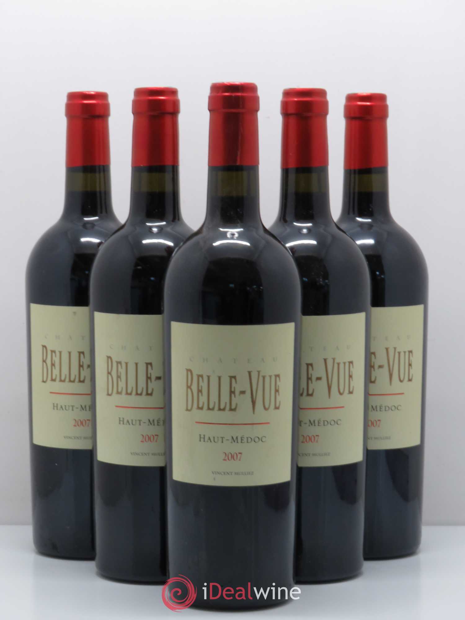 Château Belle-Vue 2007 - Lot de 5 bouteilles - 0